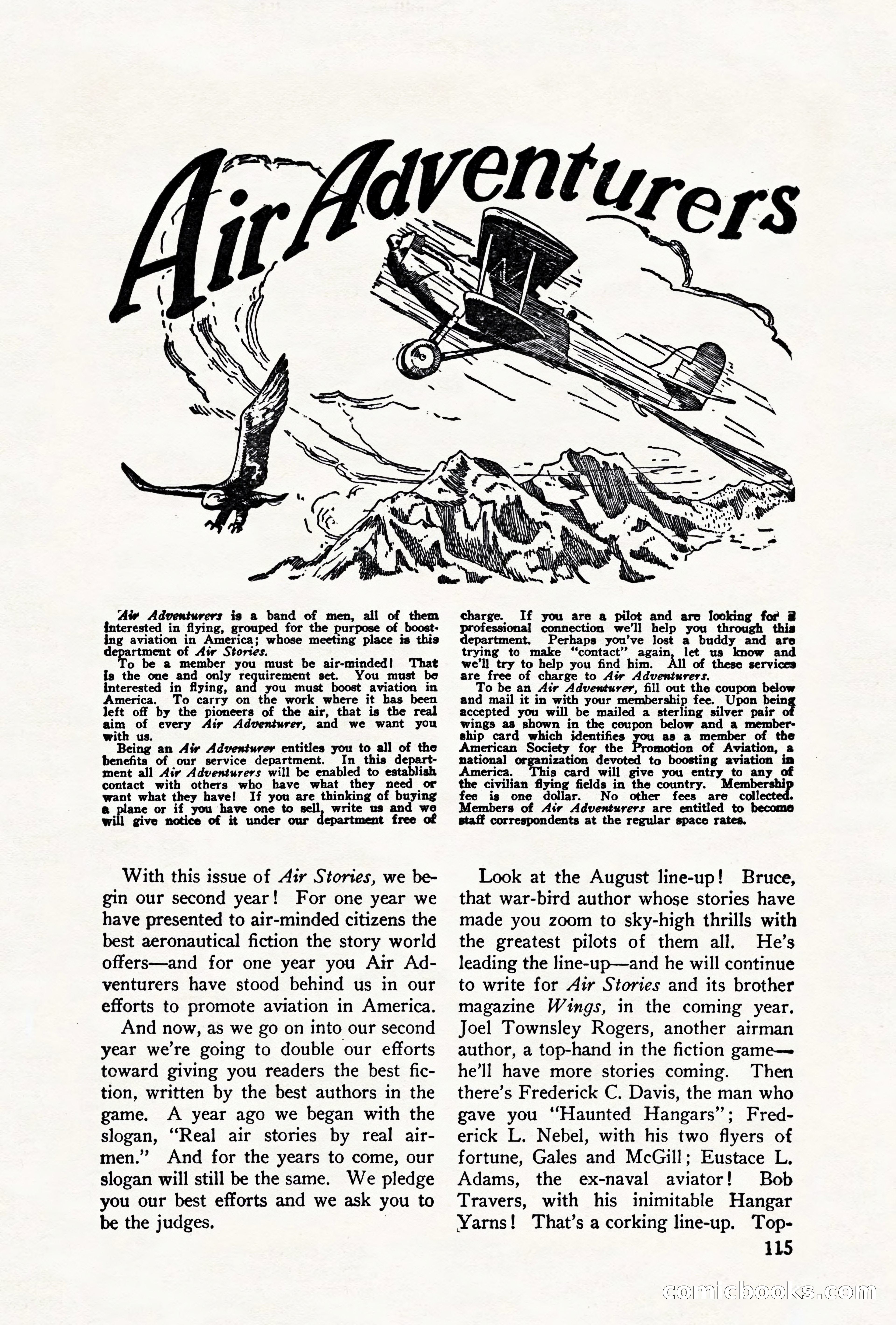 Air Stories, August 1928 — page 117 of 132