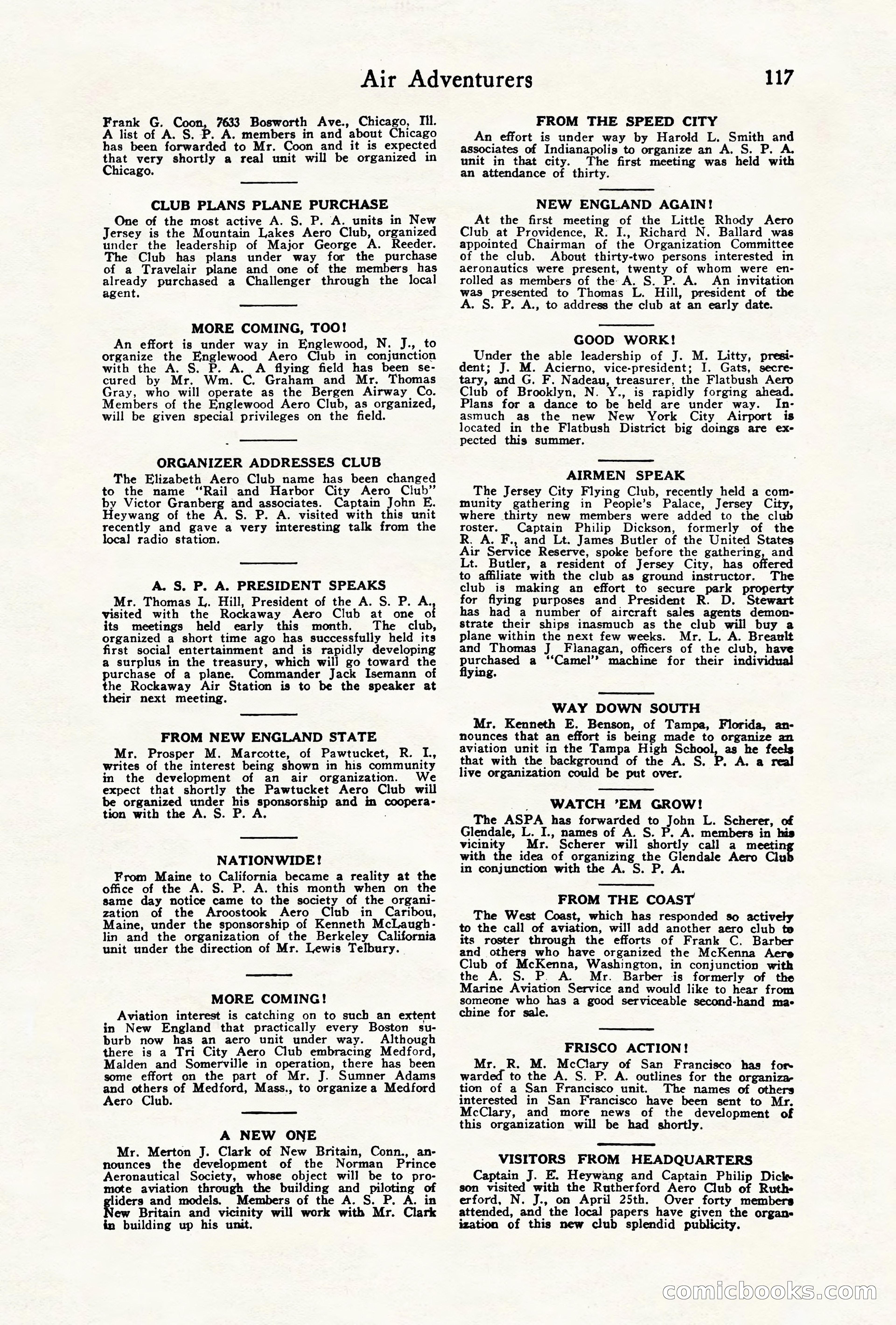 Air Stories, August 1928 — page 119 of 132
