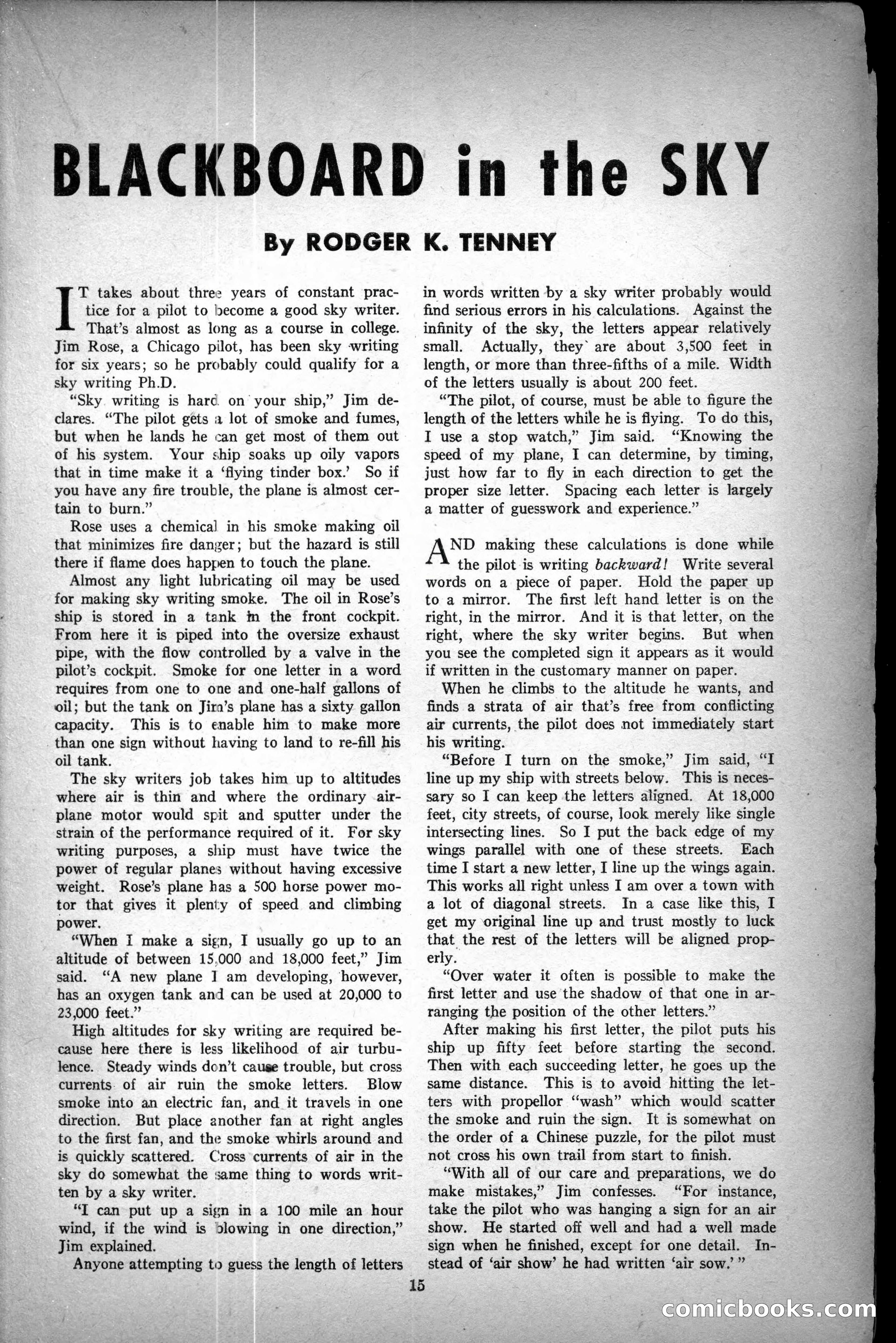 Air Adventures, December 1939 — page 15 of 148