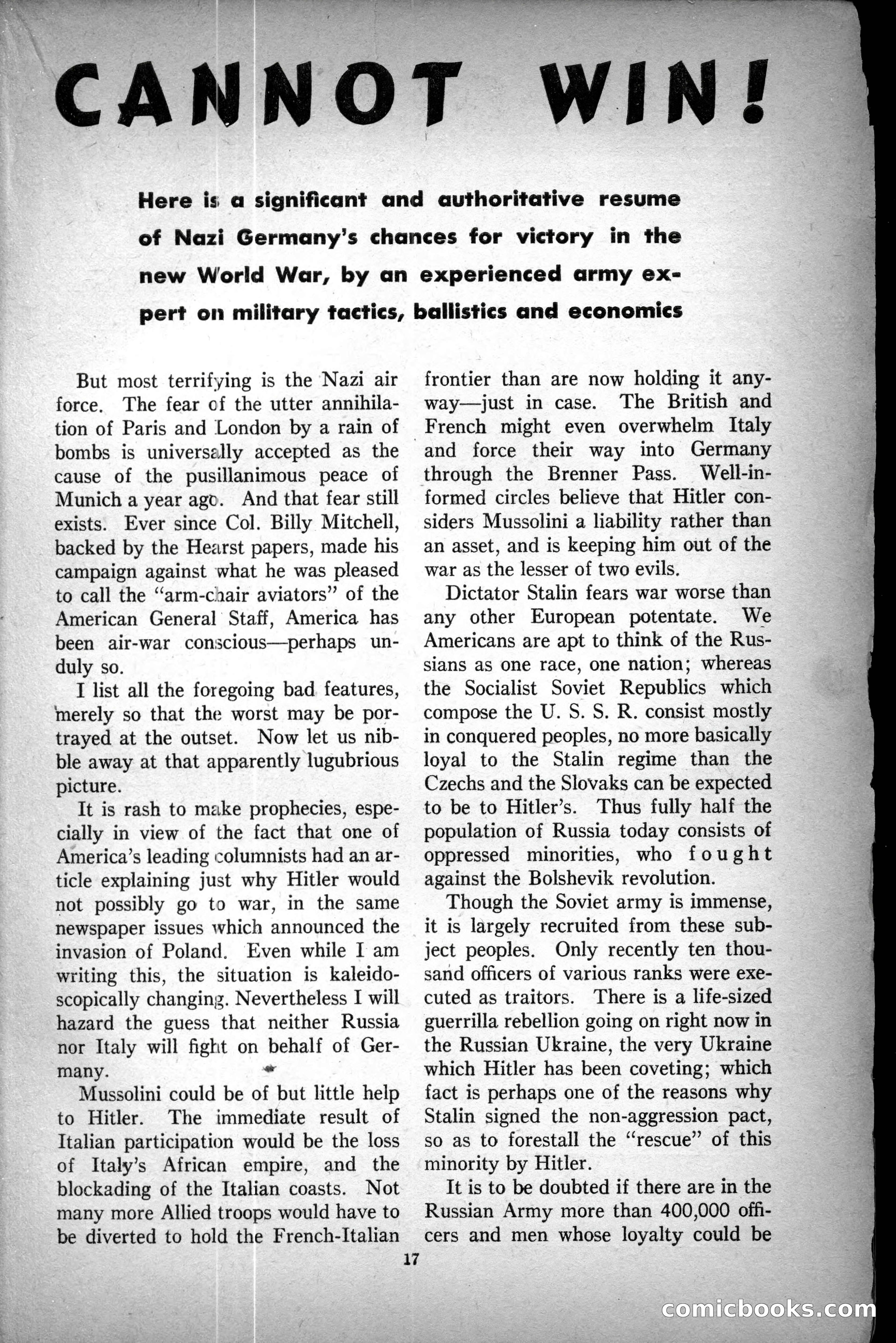 Air Adventures, December 1939 — page 17 of 148