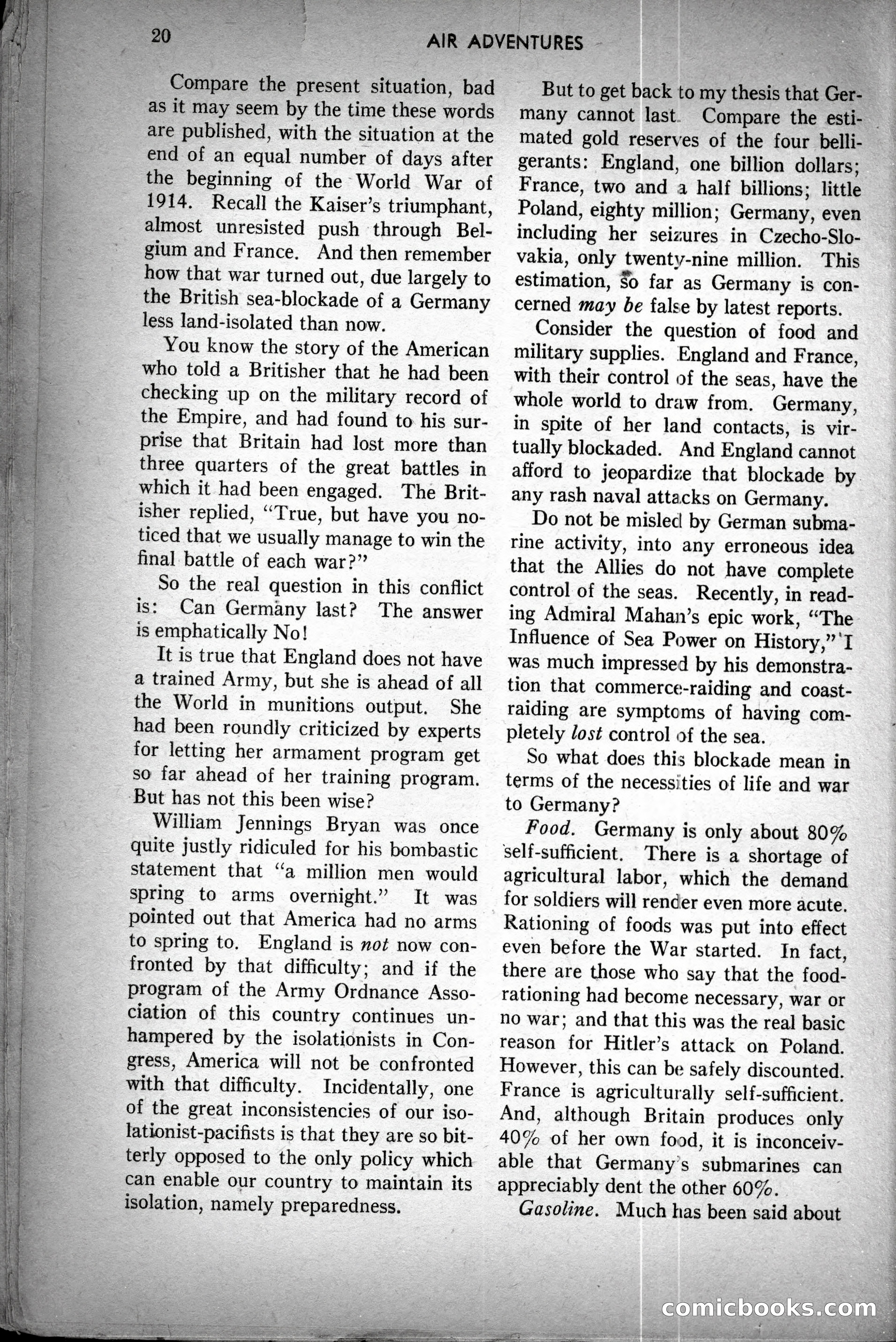 Air Adventures, December 1939 — page 20 of 148