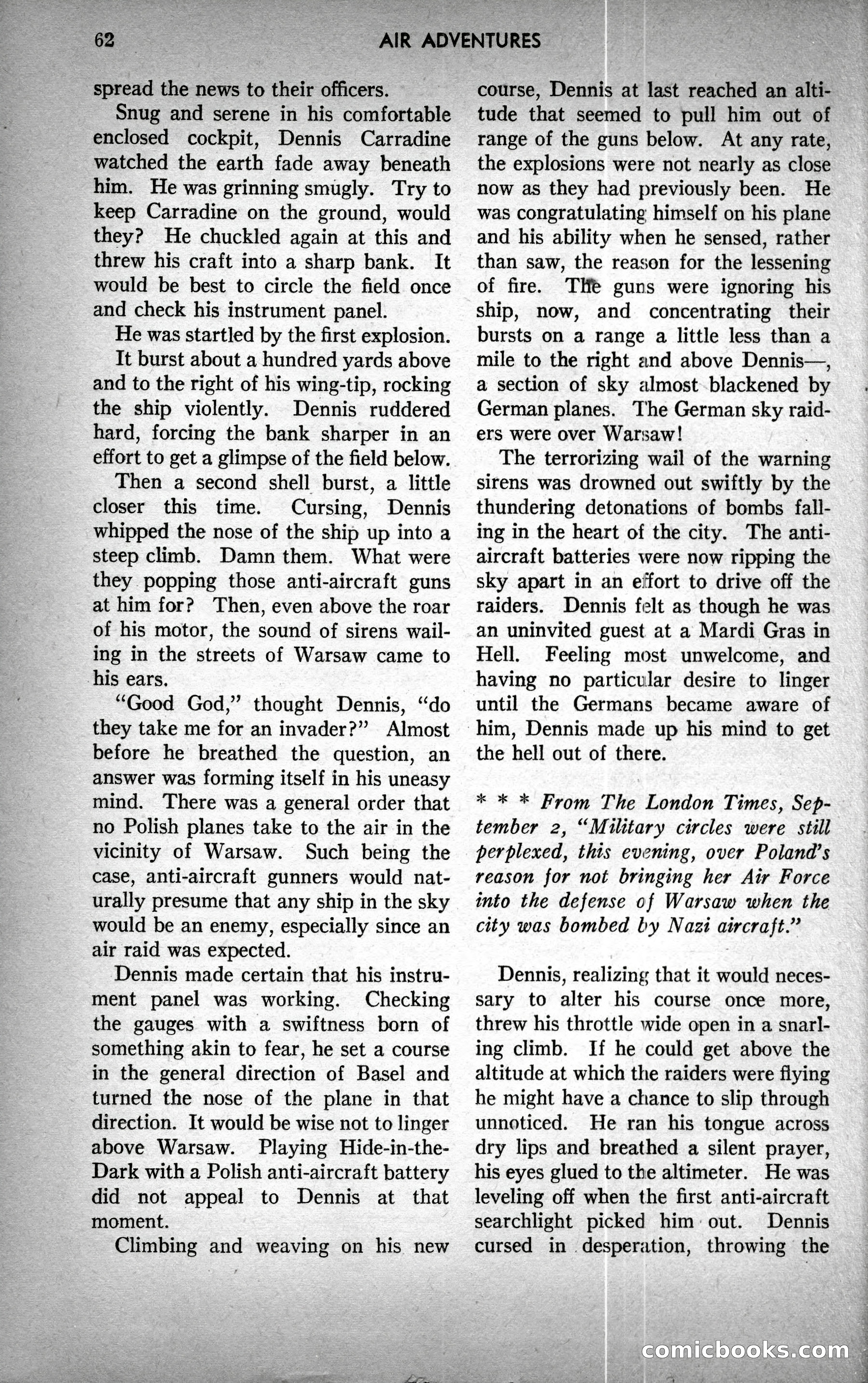 Air Adventures, December 1939 — page 62 of 148