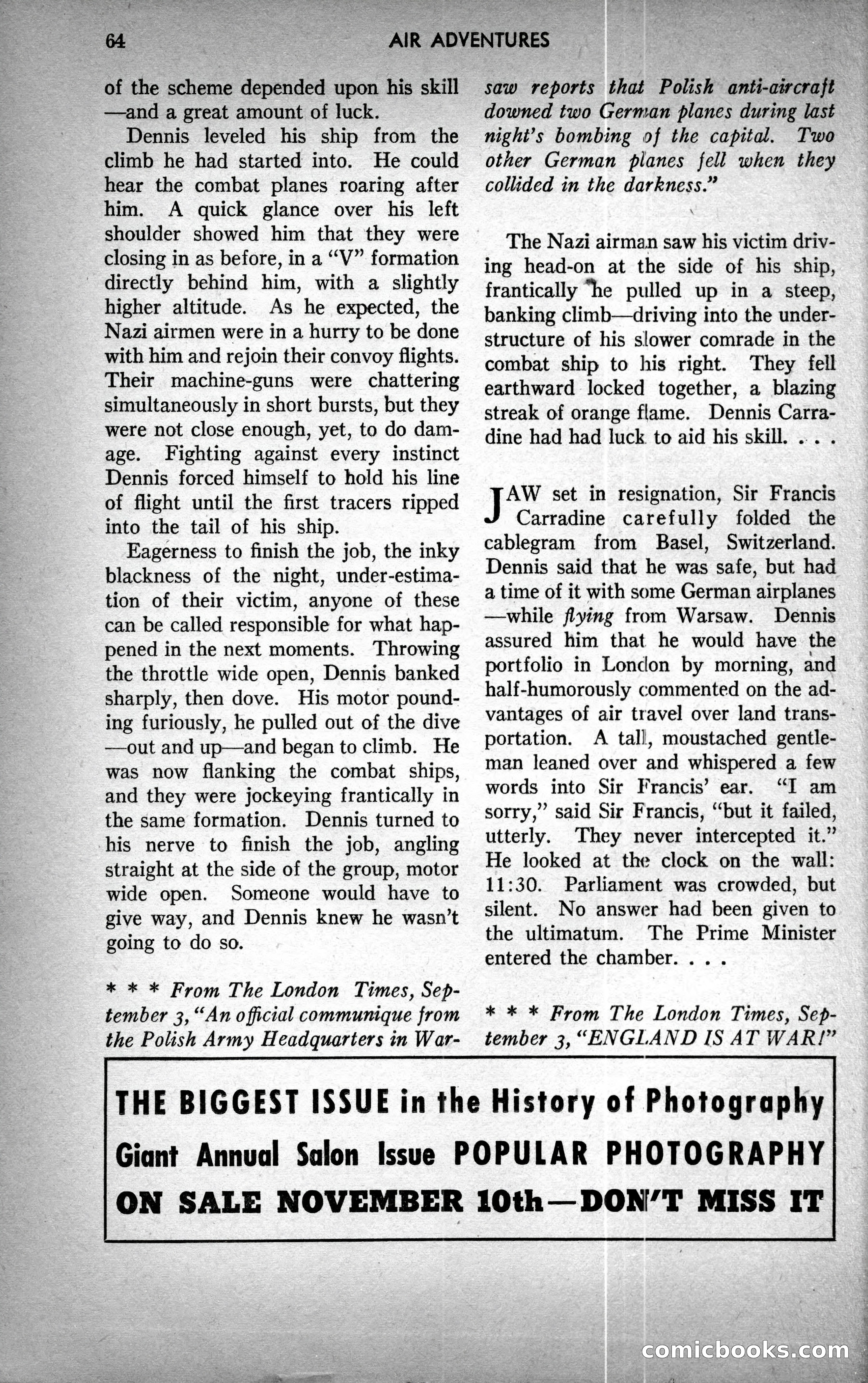 Air Adventures, December 1939 — page 64 of 148