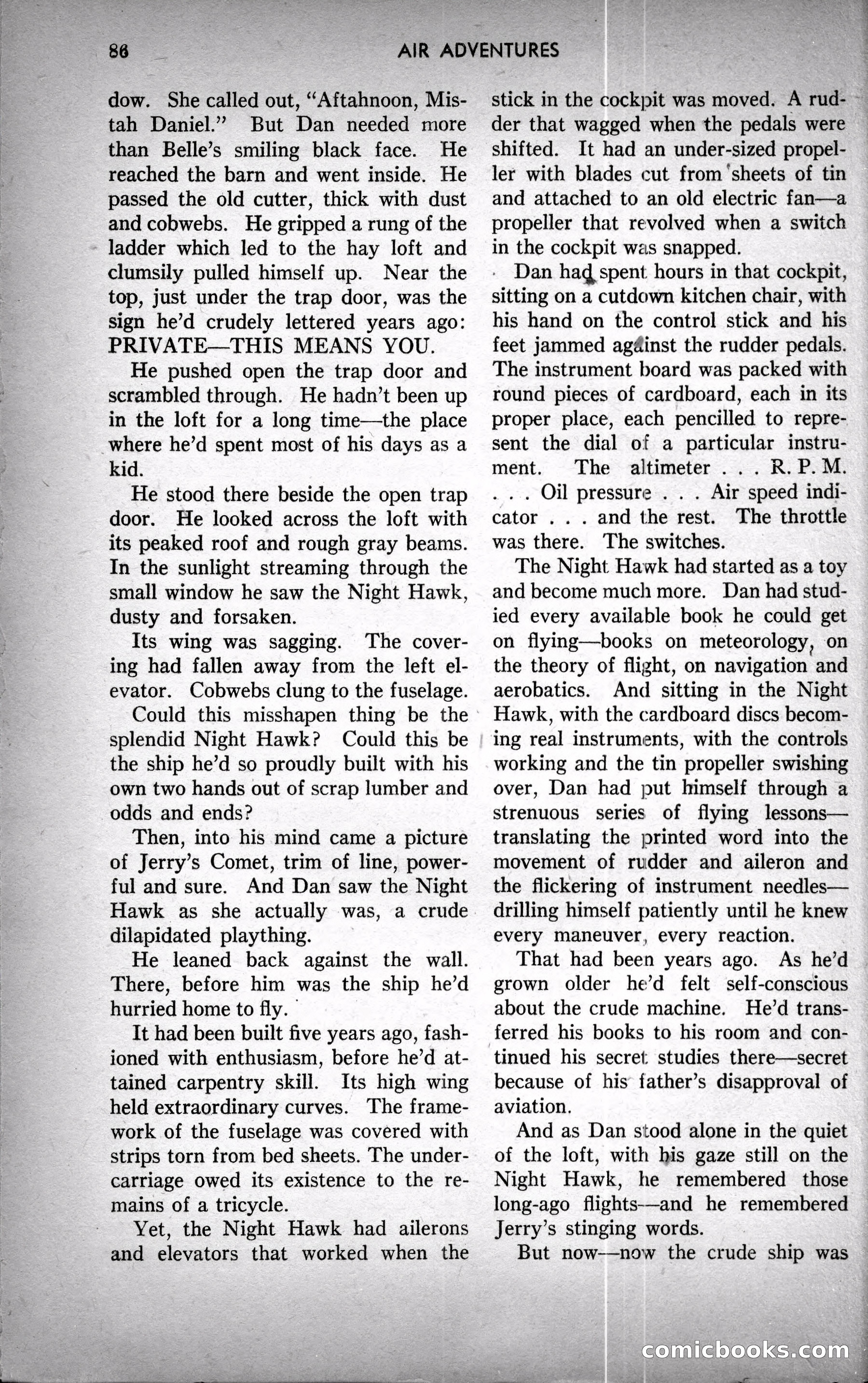 Air Adventures, December 1939 — page 86 of 148
