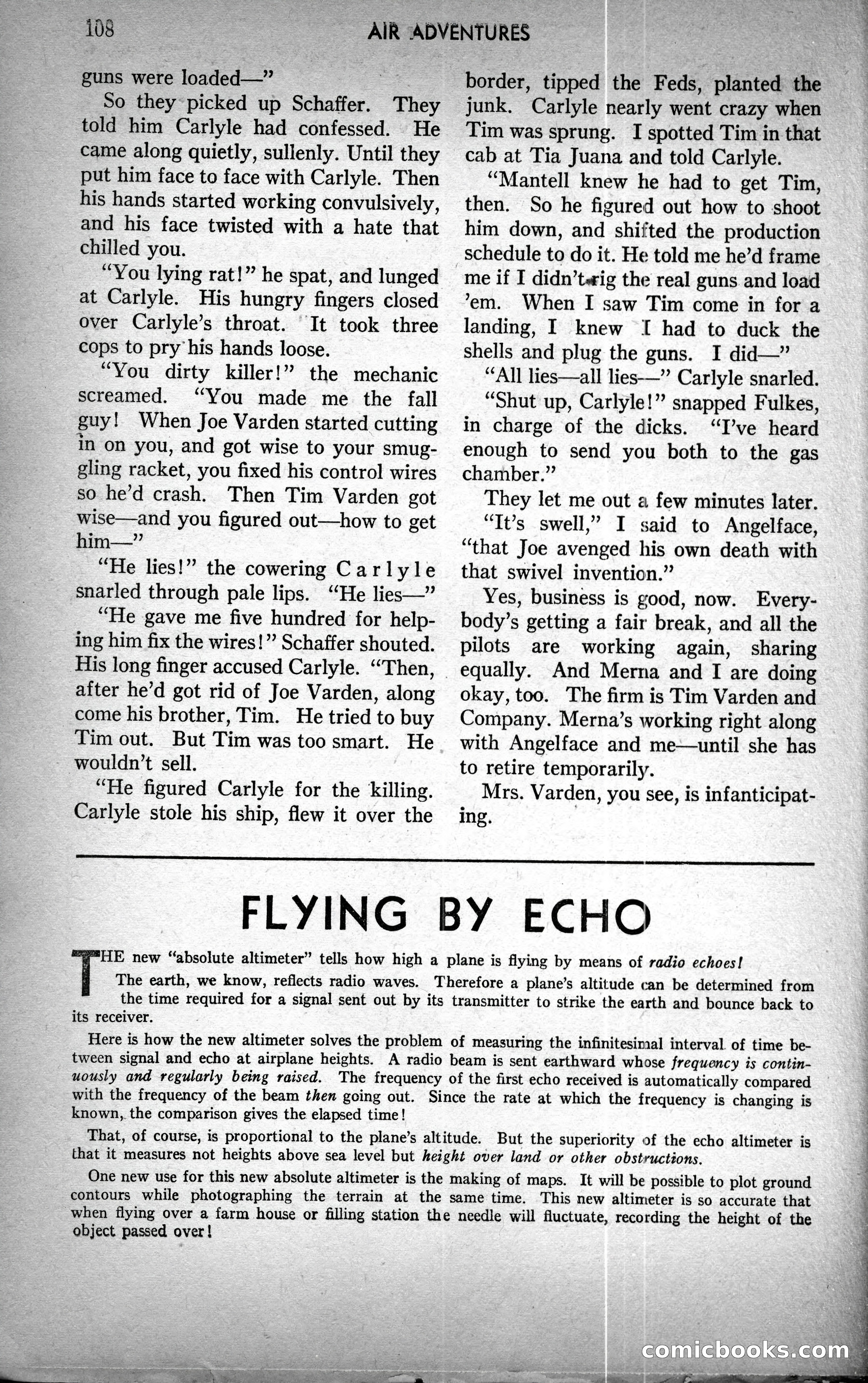 Air Adventures, December 1939 — page 108 of 148