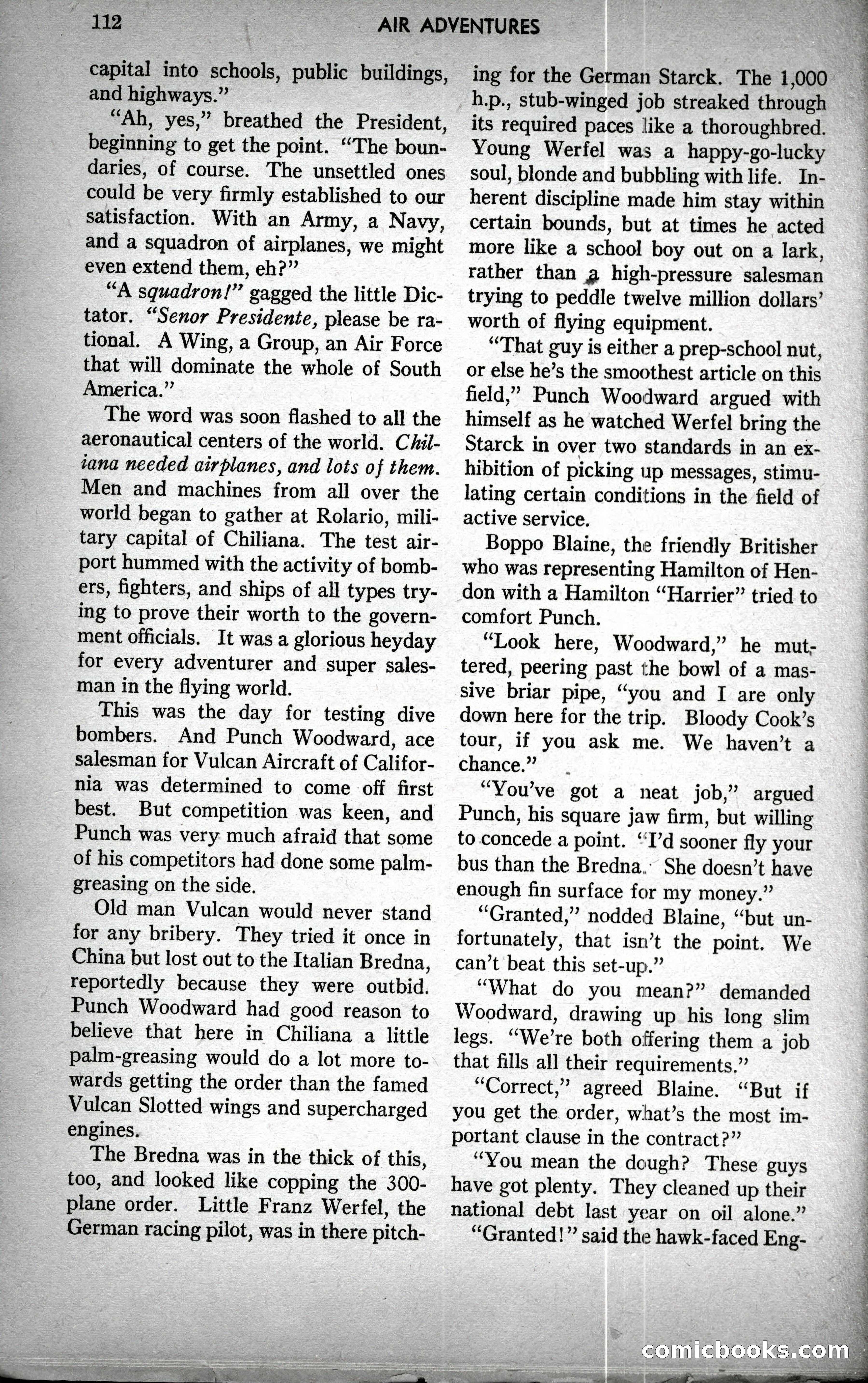 Air Adventures, December 1939 — page 112 of 148