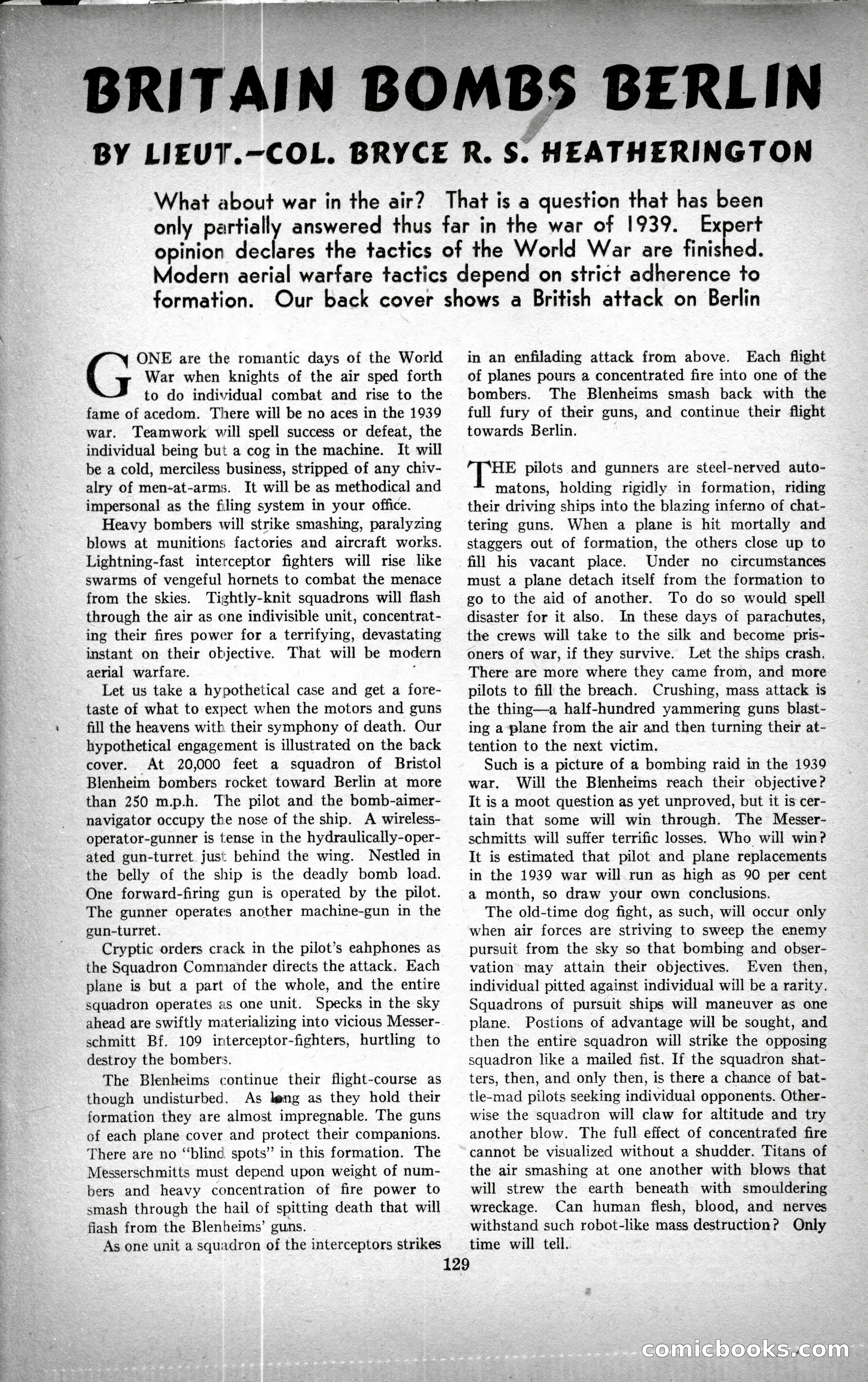 Air Adventures, December 1939 — page 129 of 148