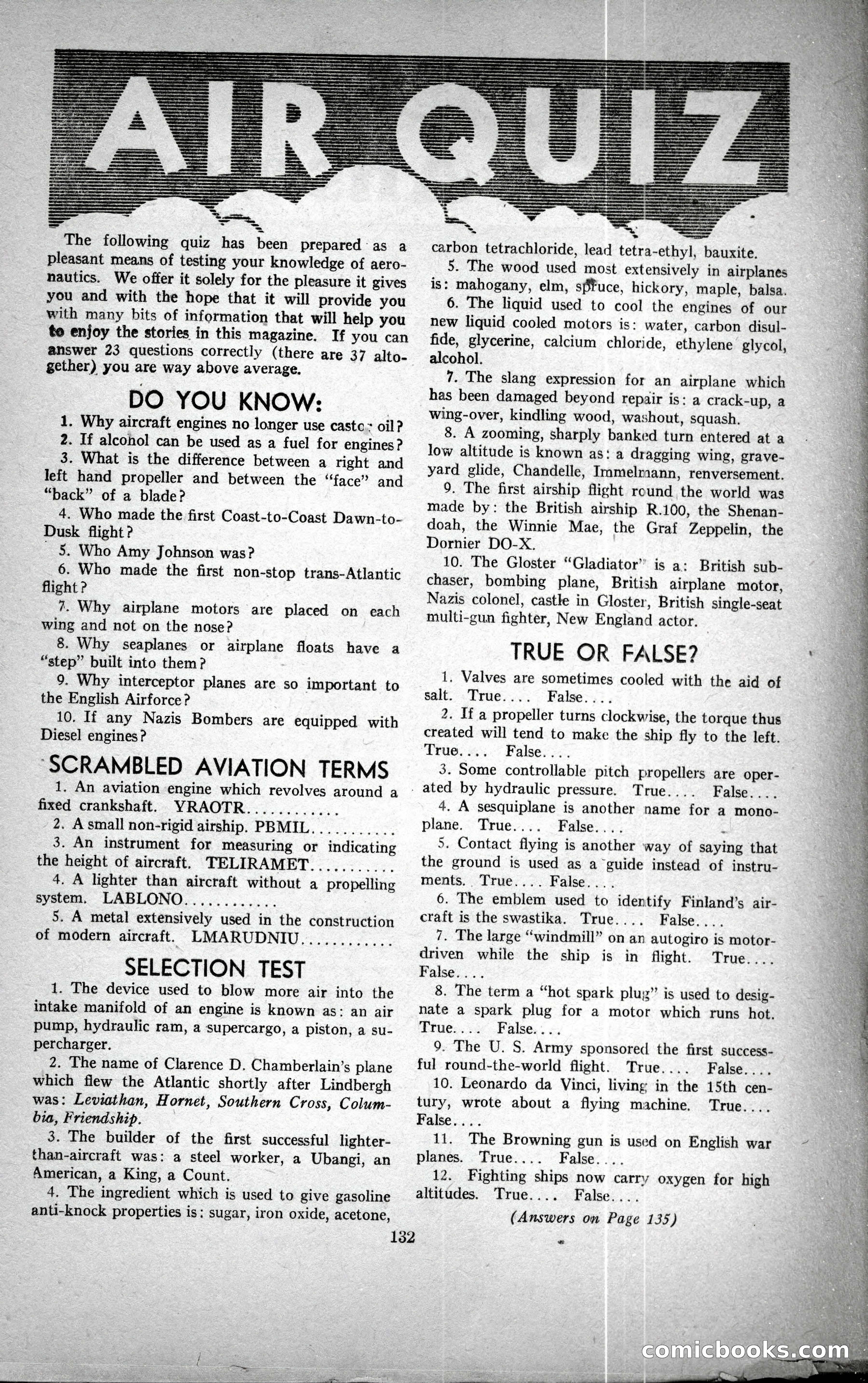 Air Adventures, December 1939 — page 132 of 148