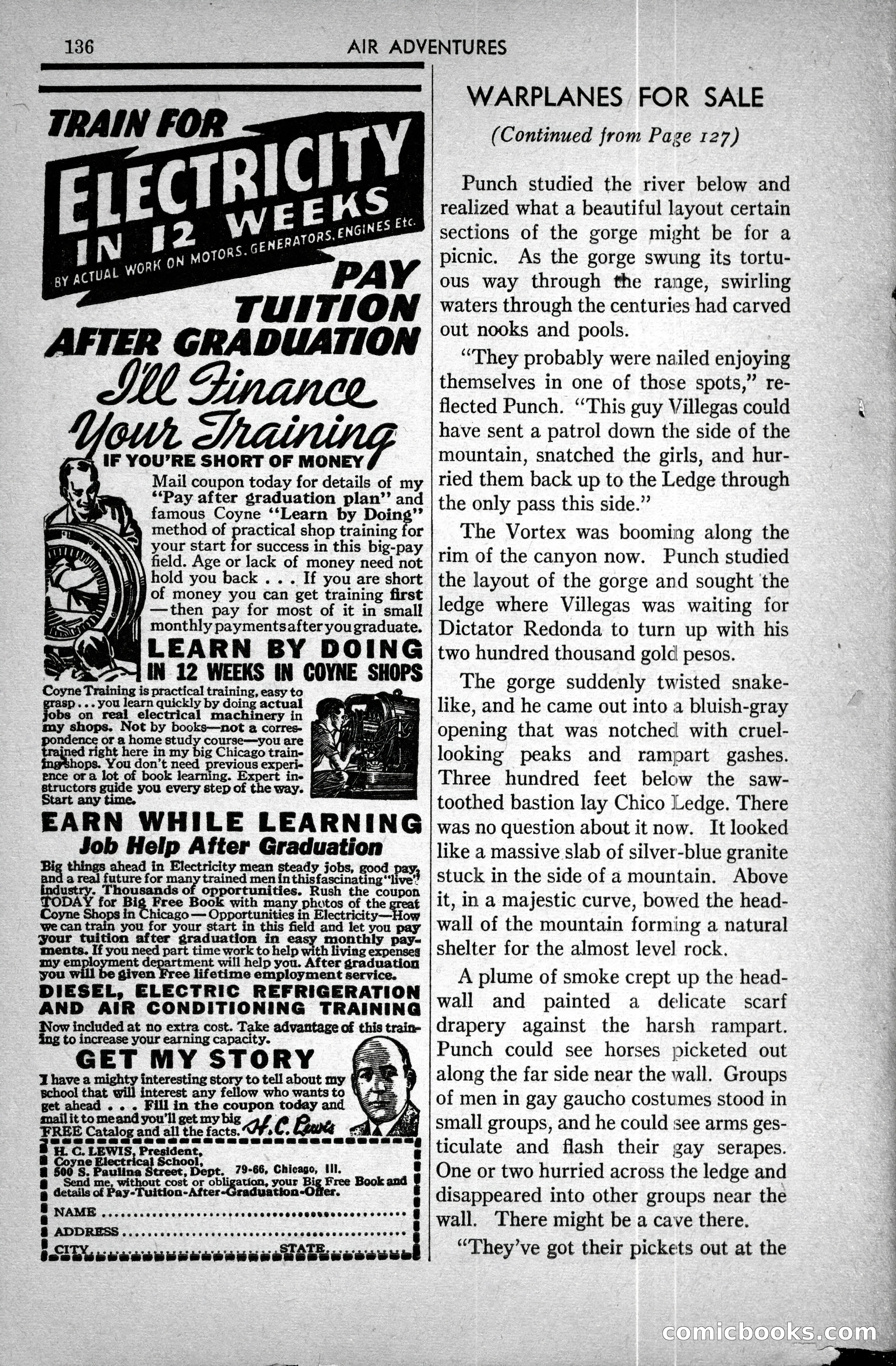 Air Adventures, December 1939 — page 136 of 148