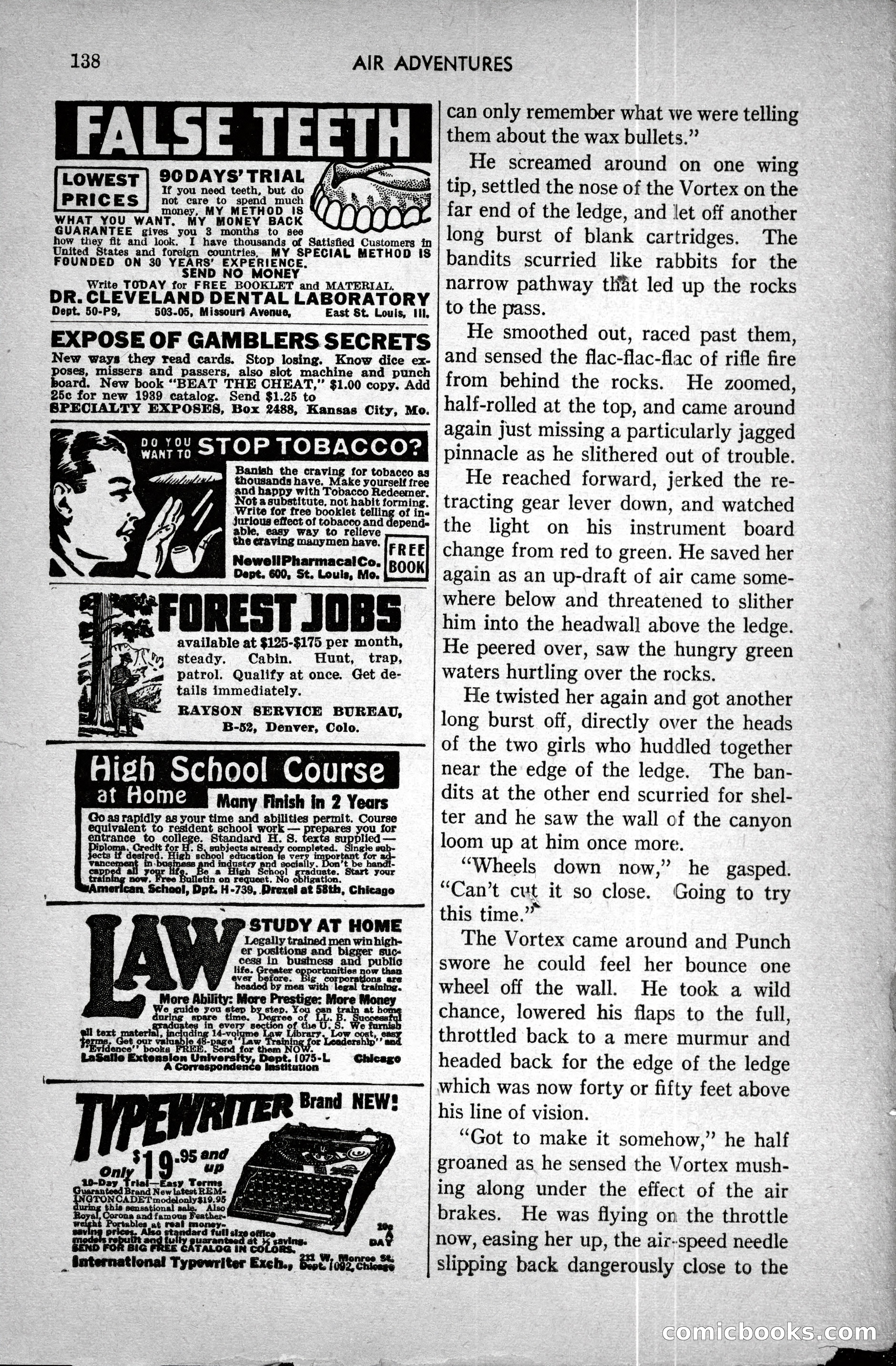 Air Adventures, December 1939 — page 138 of 148