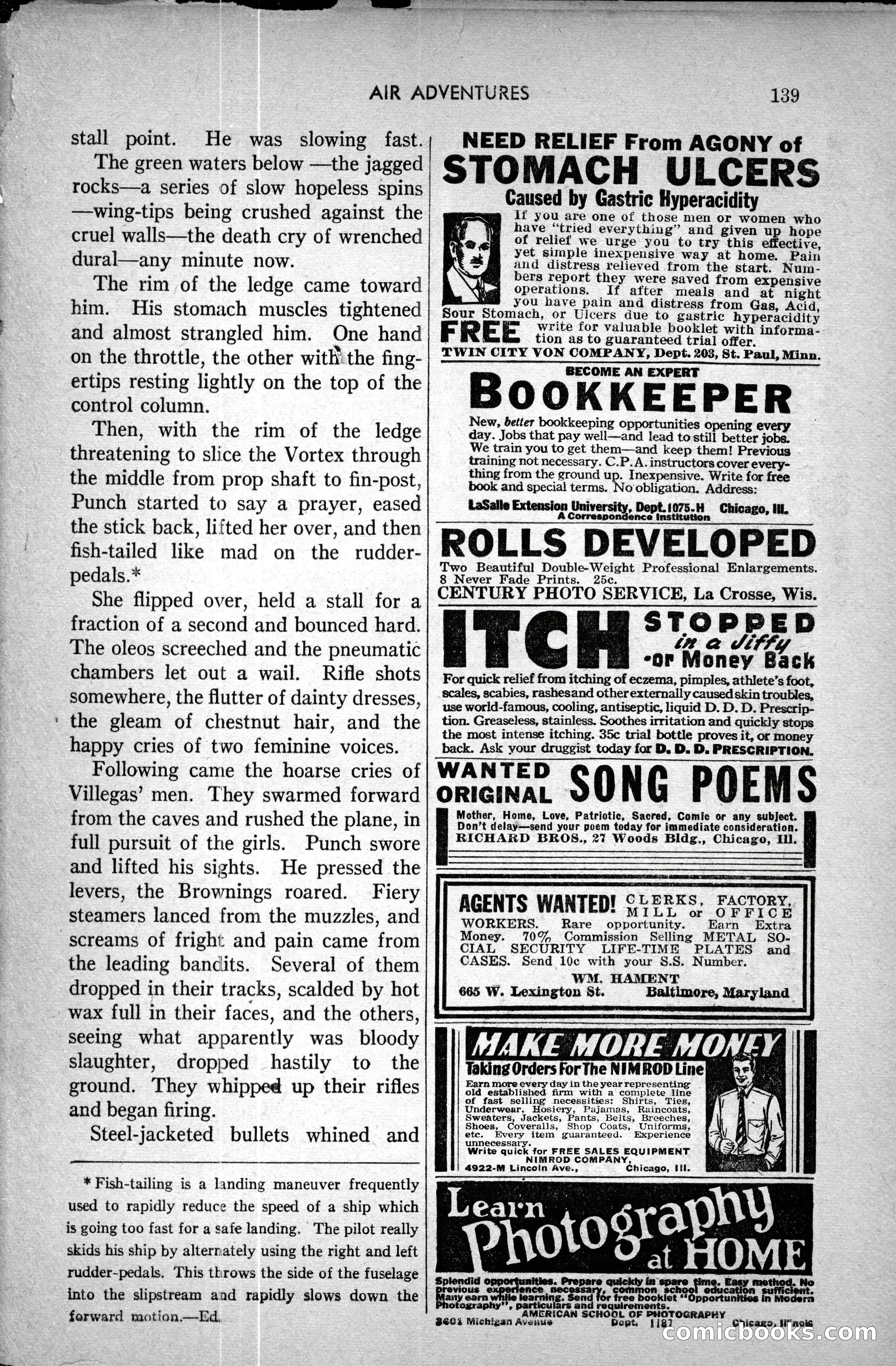 Air Adventures, December 1939 — page 139 of 148