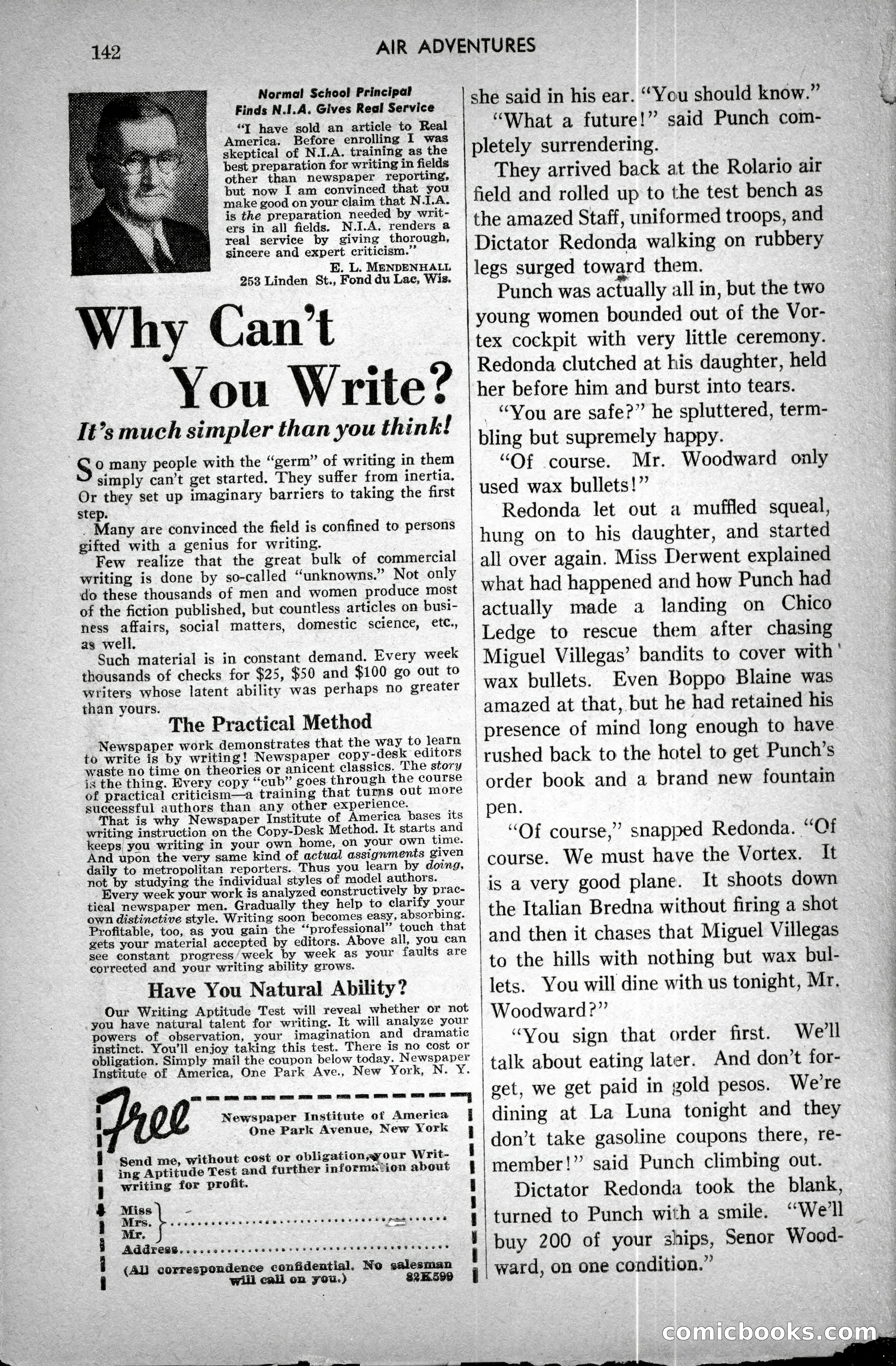 Air Adventures, December 1939 — page 142 of 148