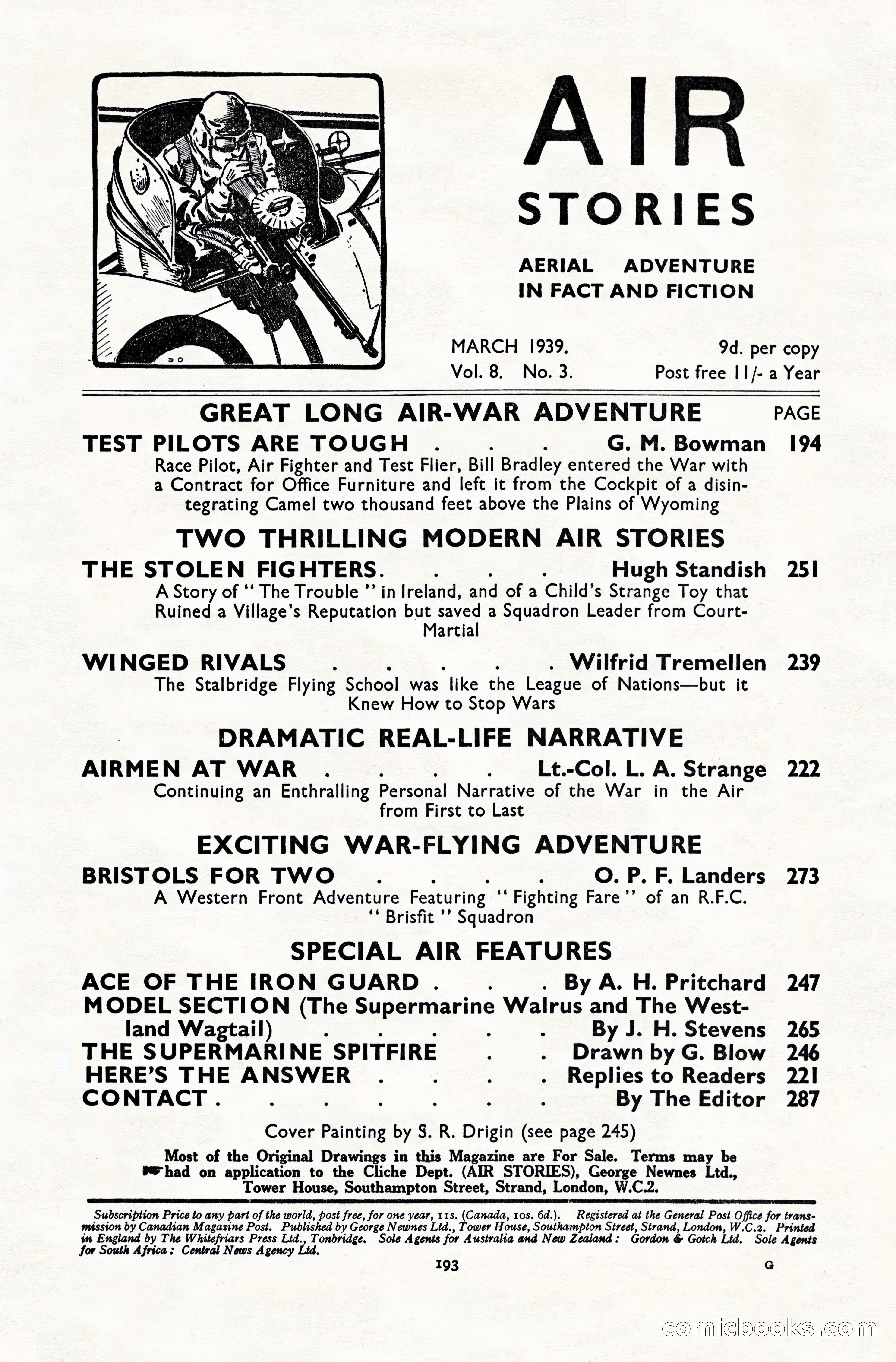 Air Stories, March 1939 — page 3 of 100