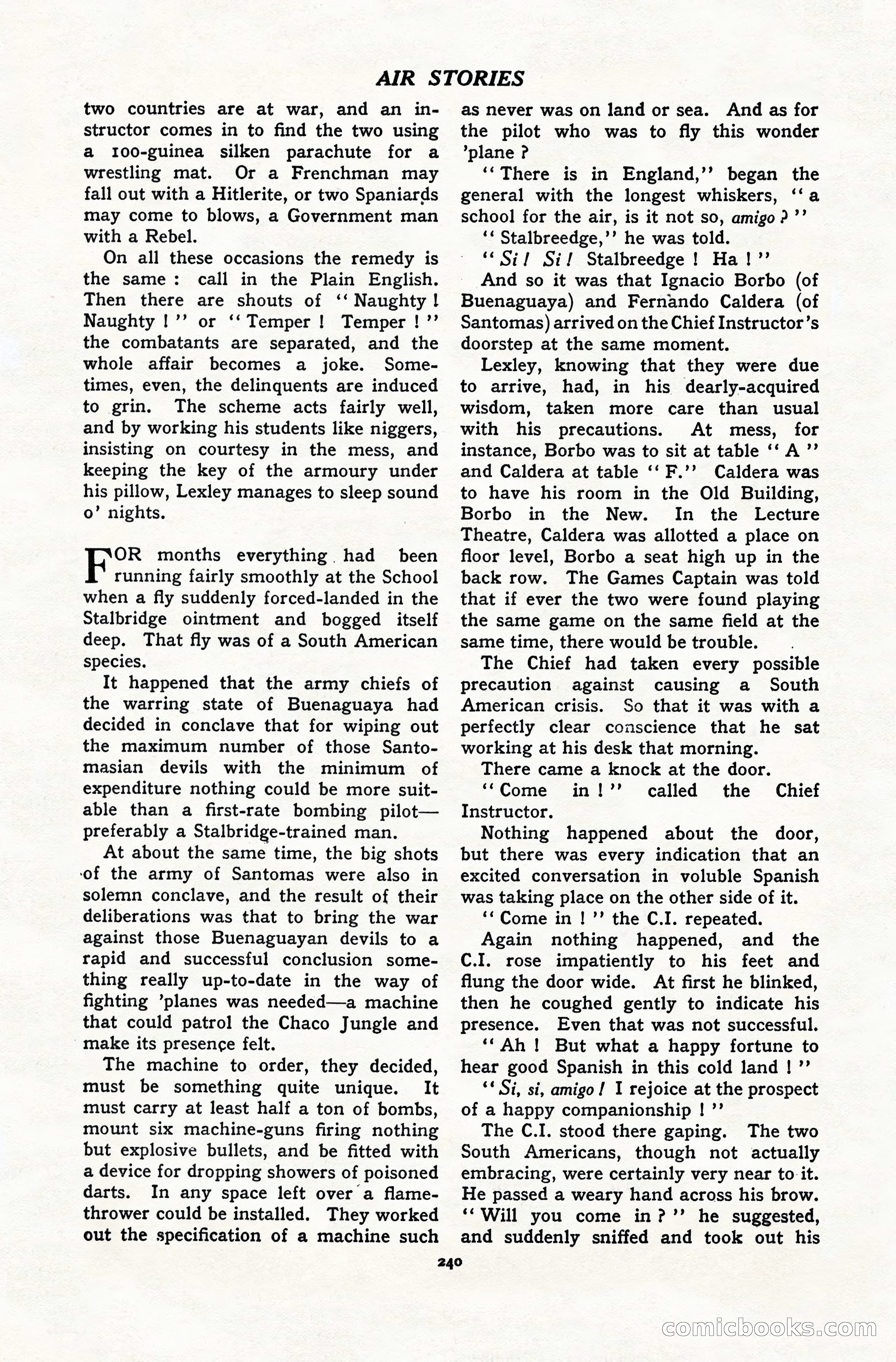 Air Stories, March 1939 — page 50 of 100