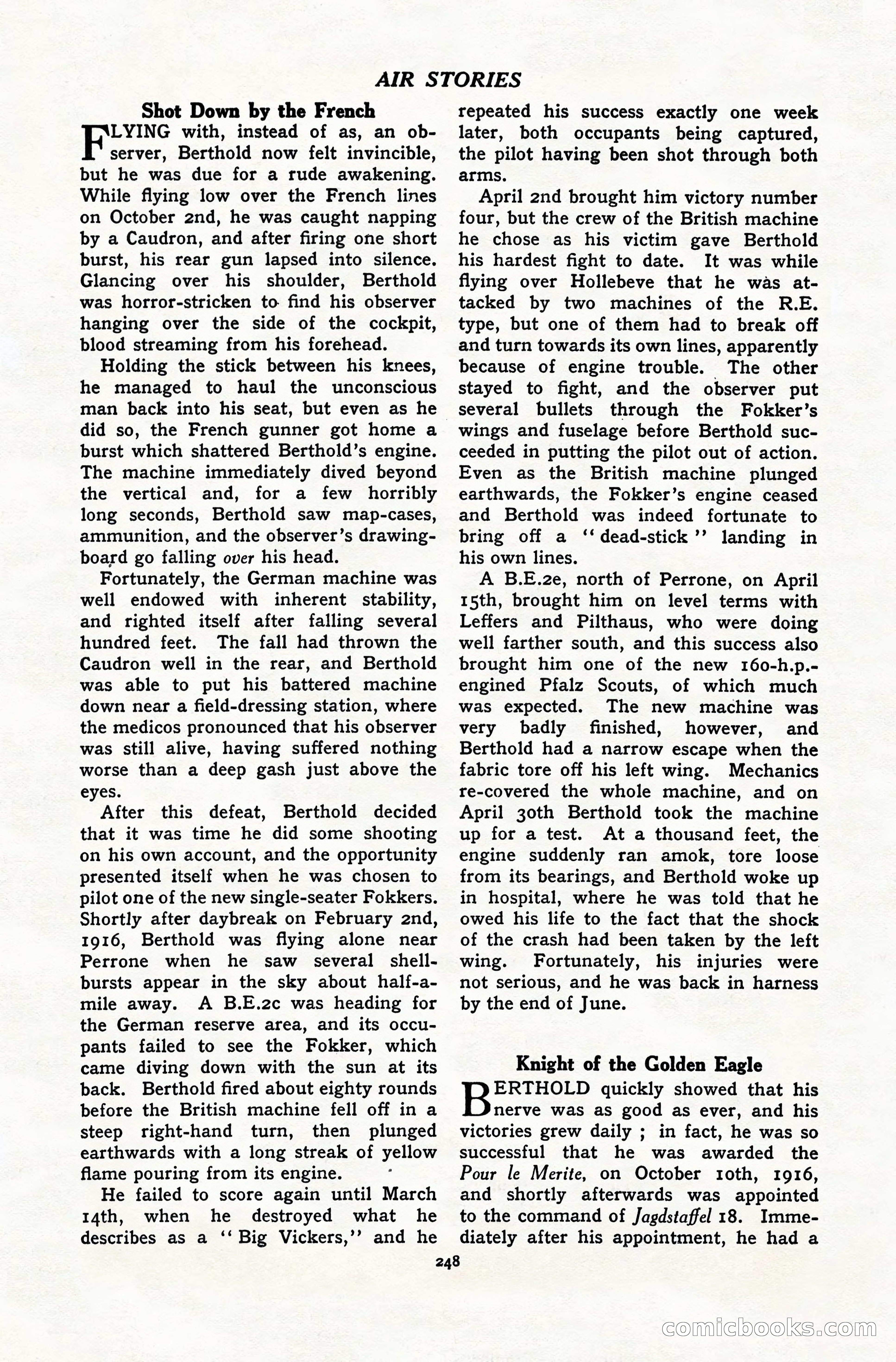 Air Stories, March 1939 — page 58 of 100