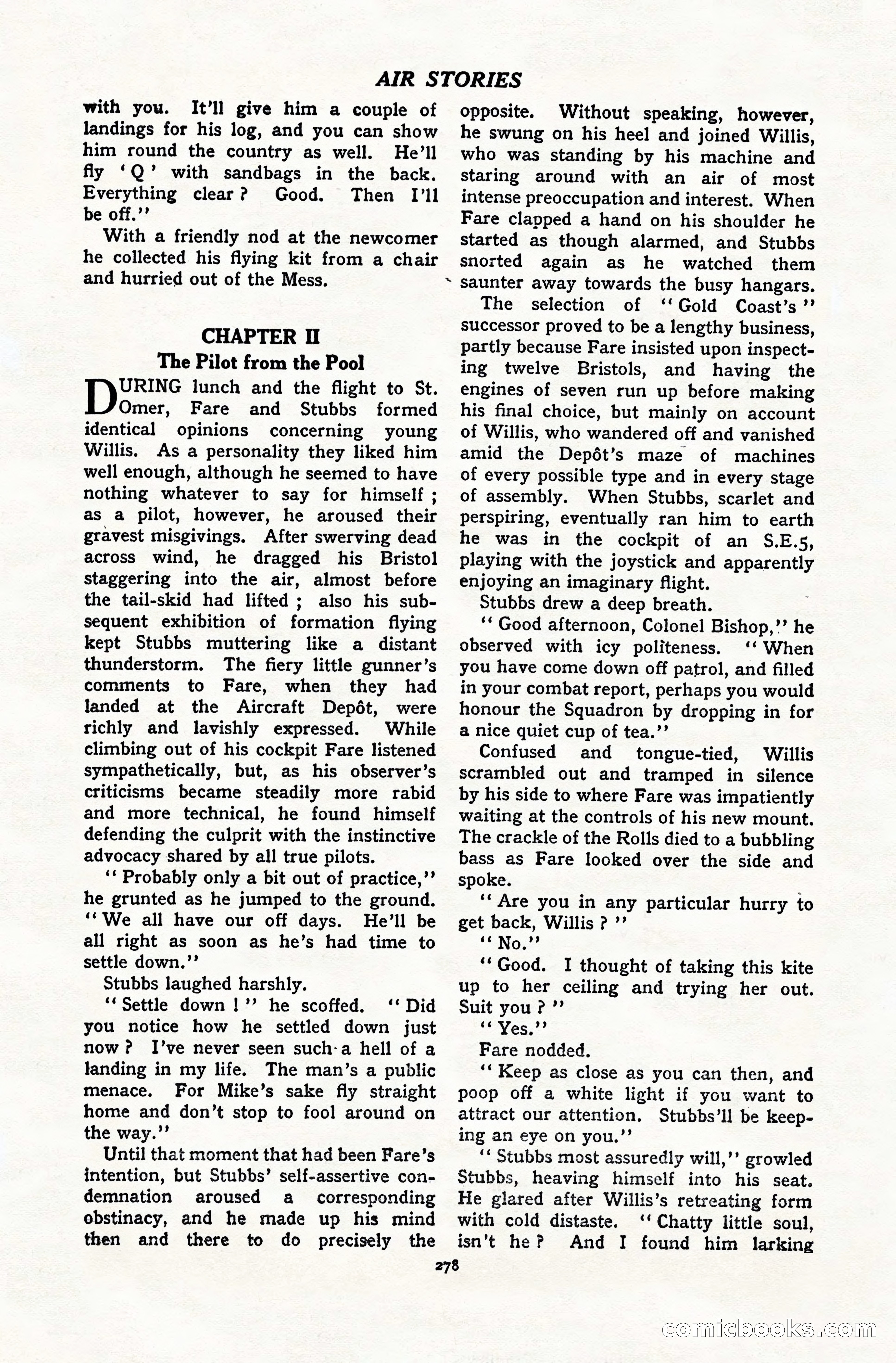 Air Stories, March 1939 — page 88 of 100