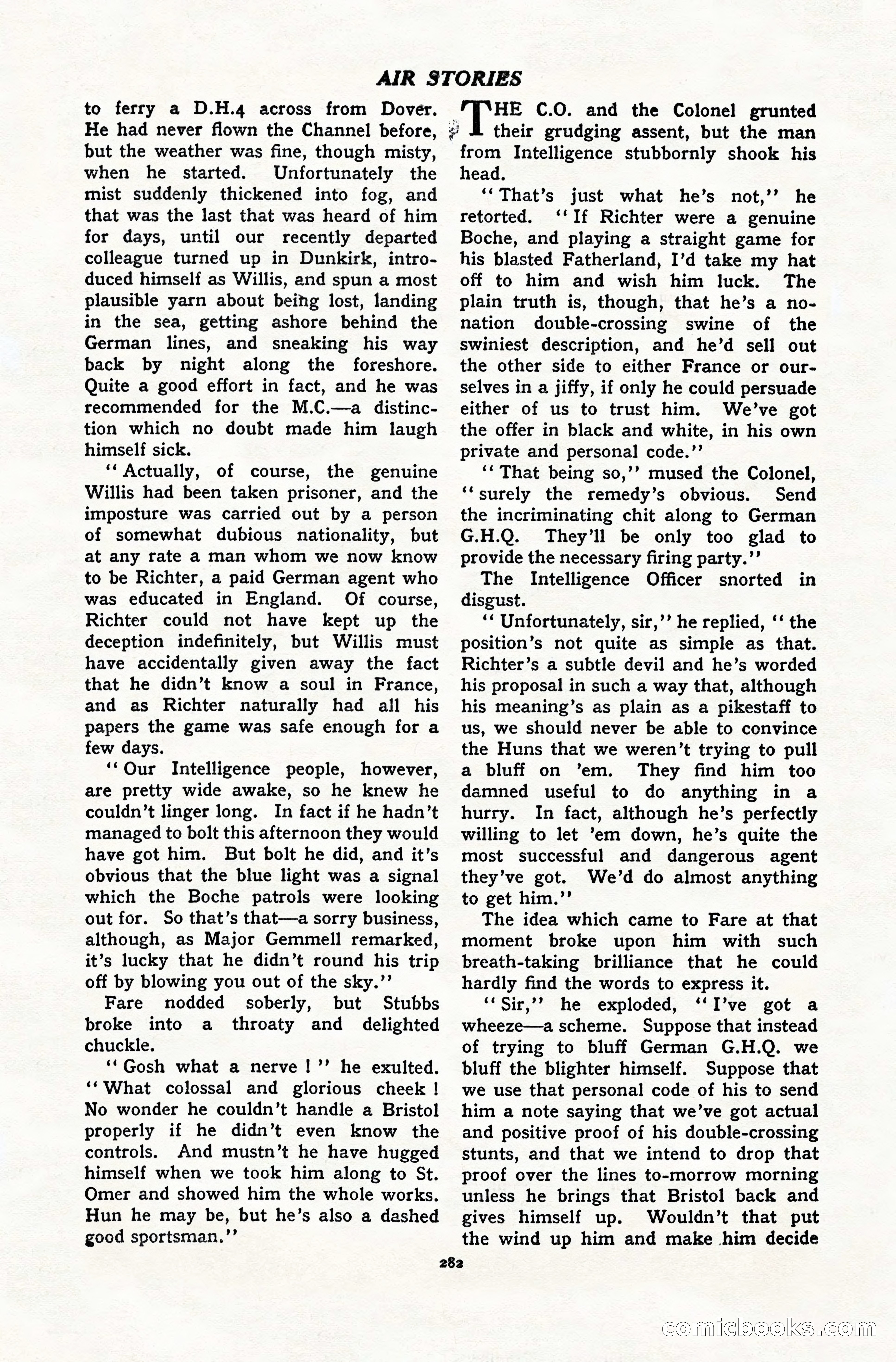Air Stories, March 1939 — page 92 of 100
