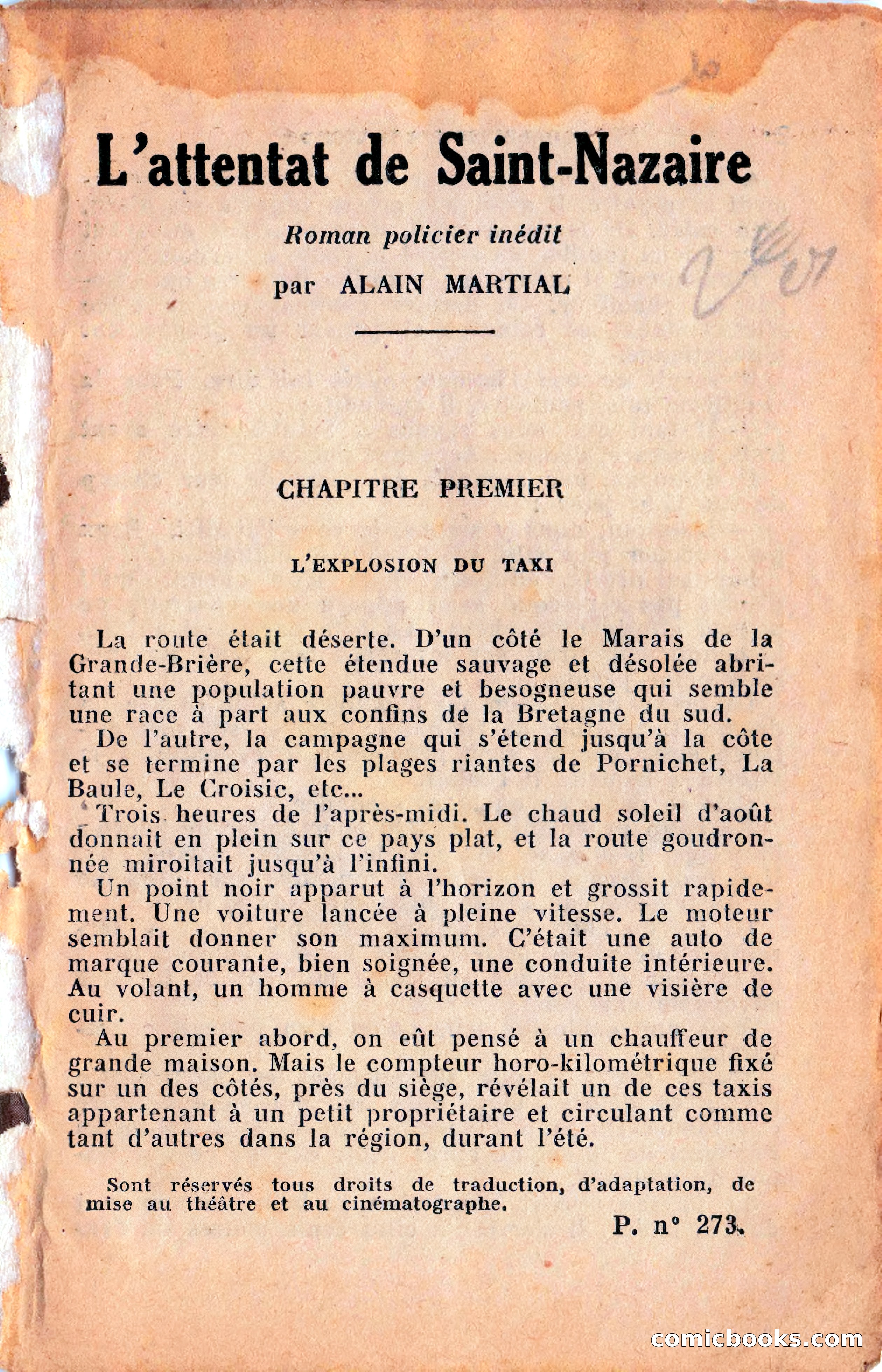 L'Attentat de Saint-Nazaire — page 3 of 68