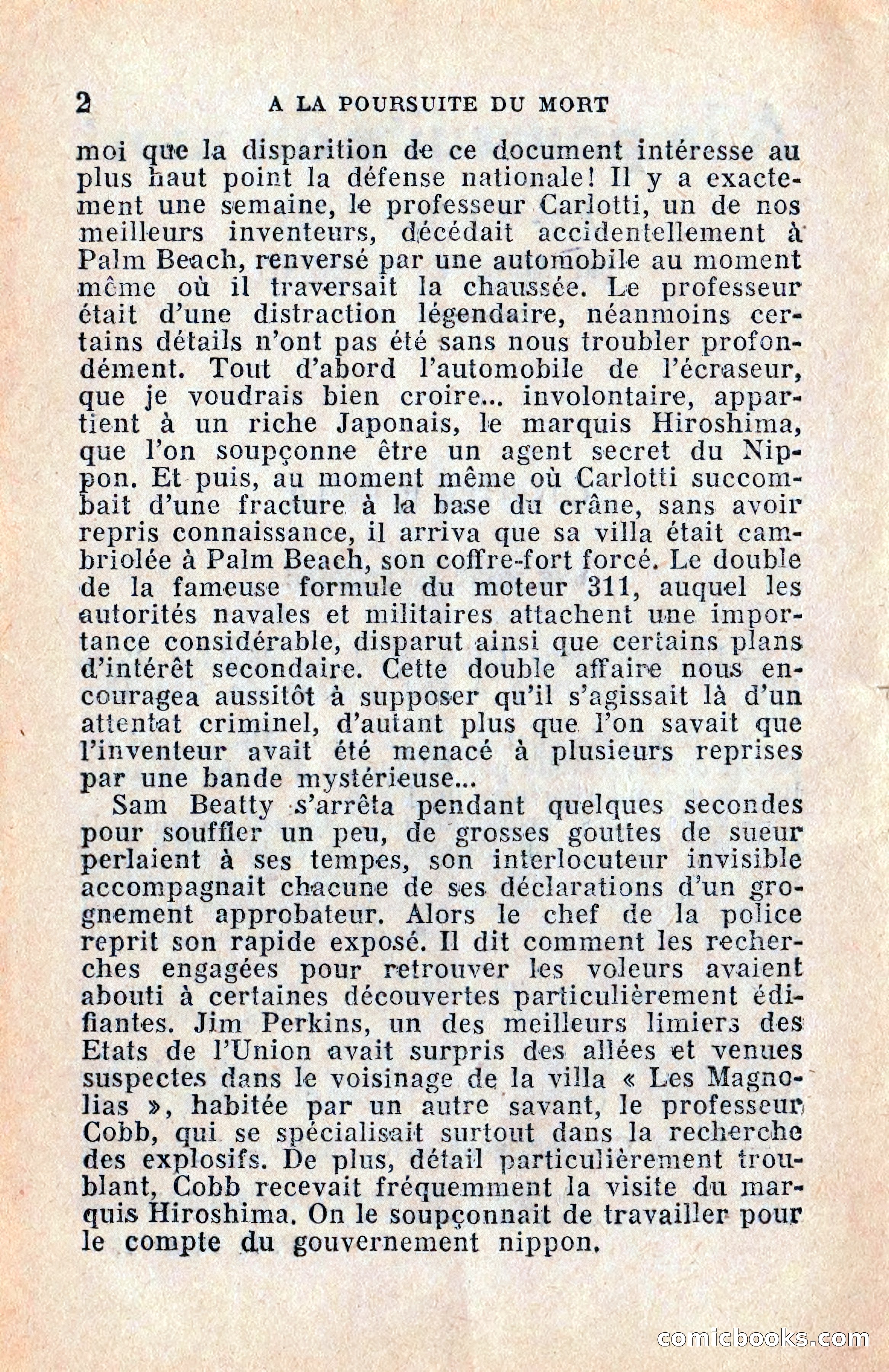 Le Petit Roman Policier Complet: À la Poursuite du Mort — page 4 of 36