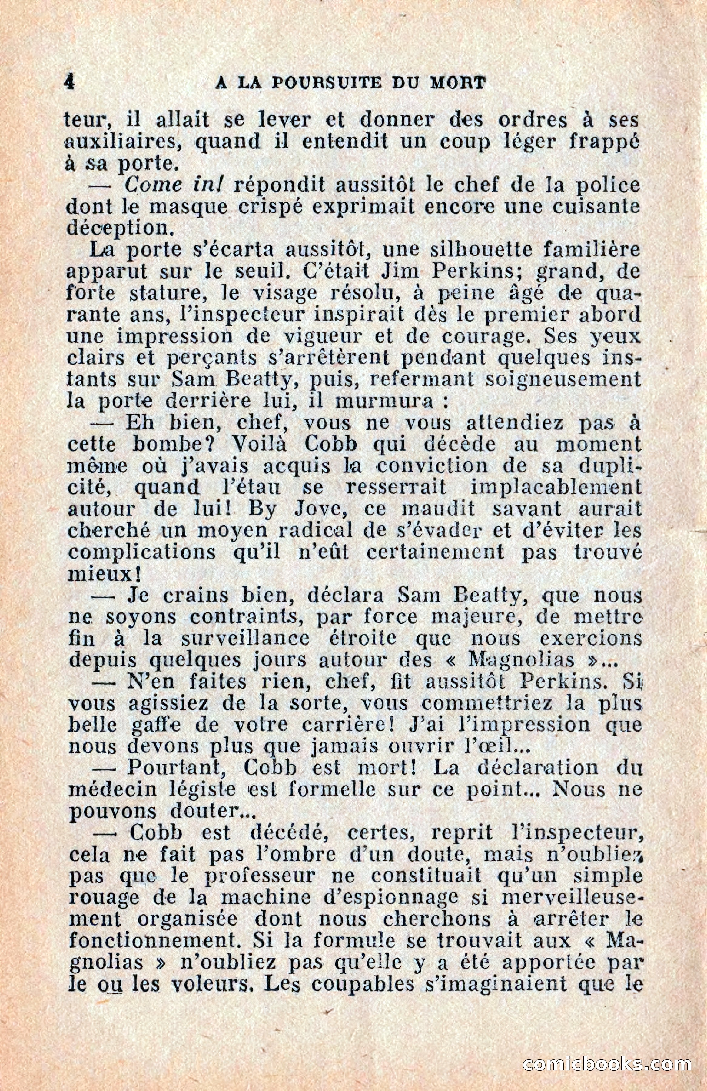 Le Petit Roman Policier Complet: À la Poursuite du Mort — page 6 of 36