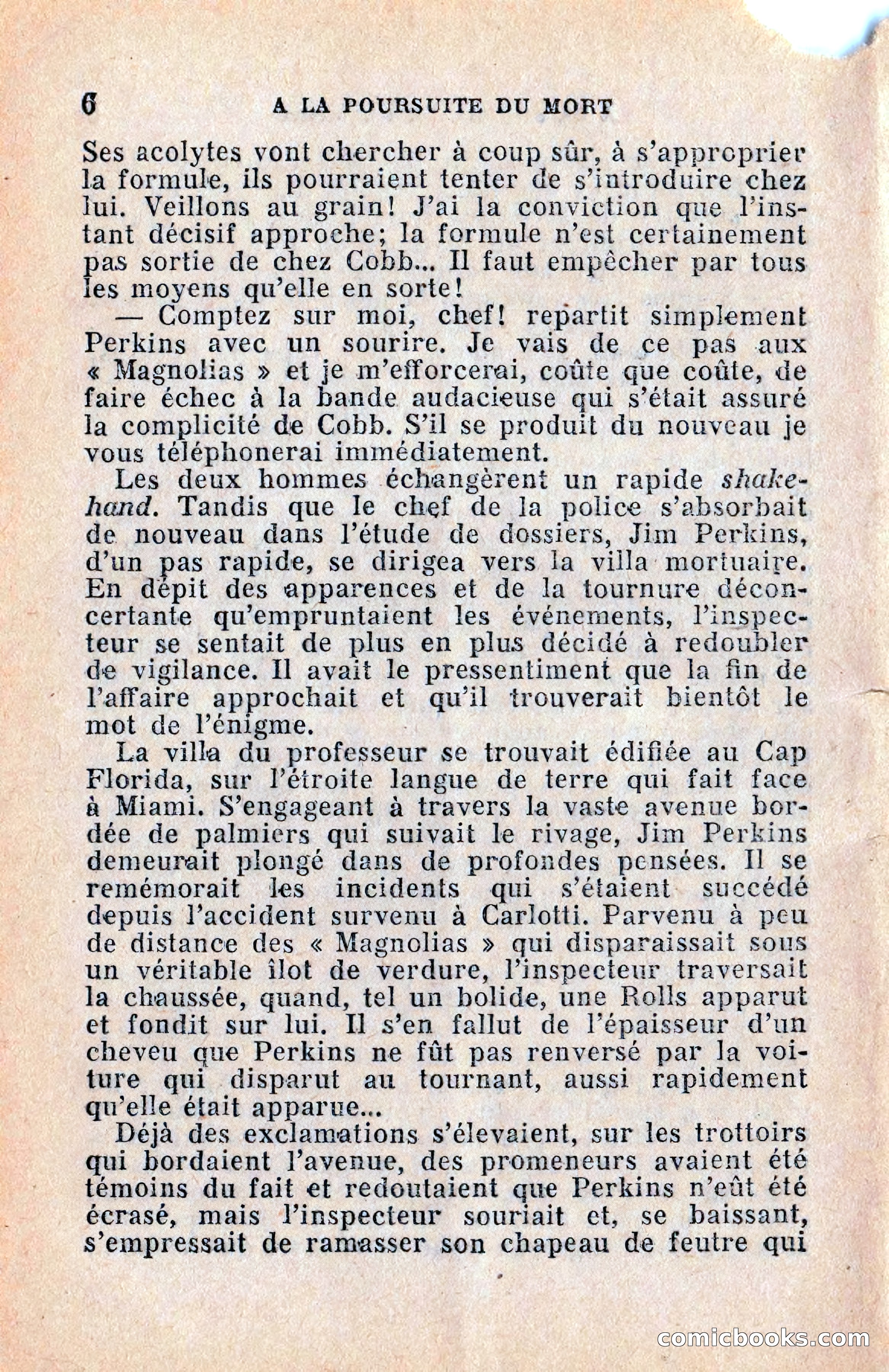 Le Petit Roman Policier Complet: À la Poursuite du Mort — page 8 of 36
