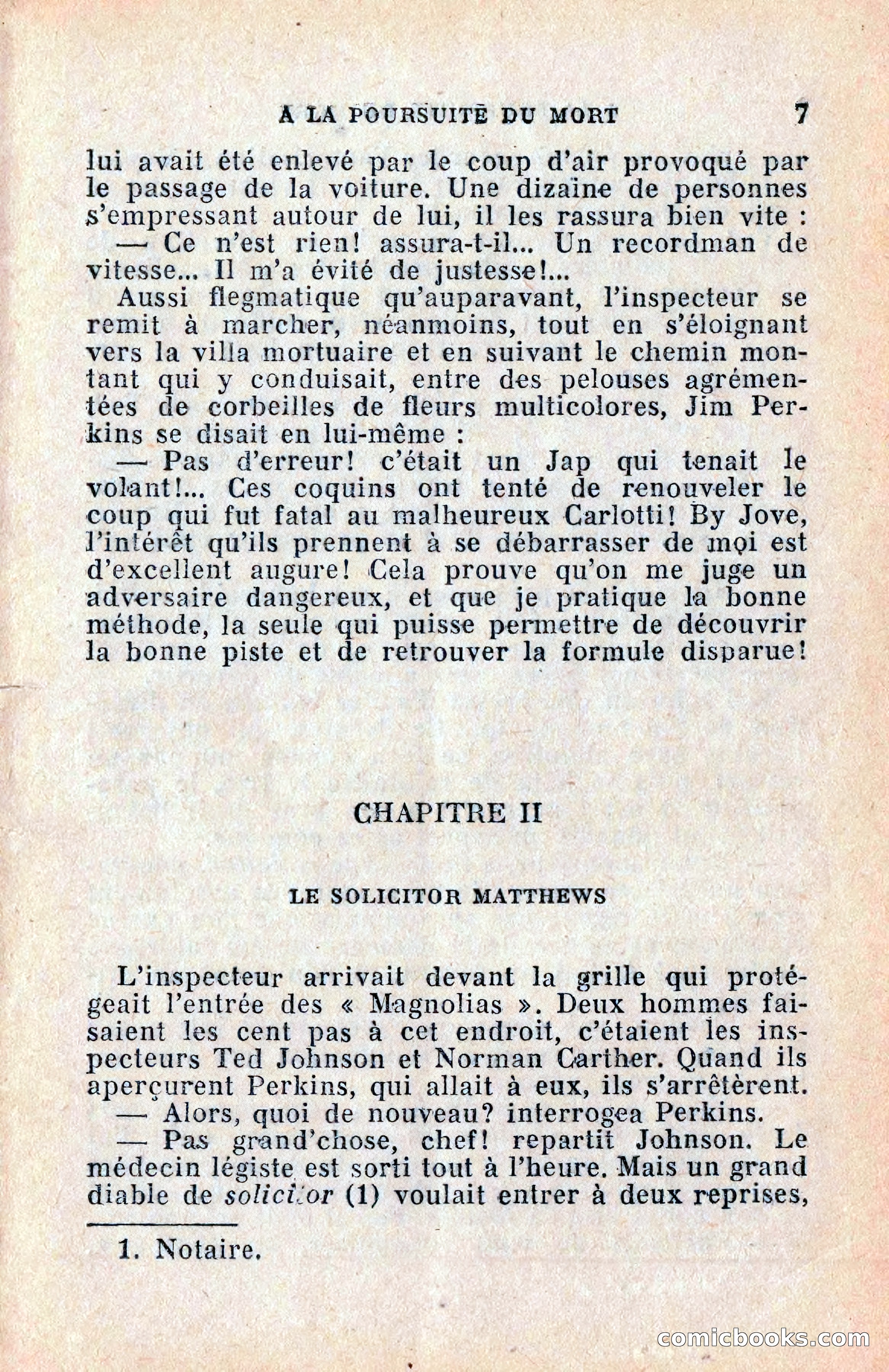 Le Petit Roman Policier Complet: À la Poursuite du Mort — page 9 of 36