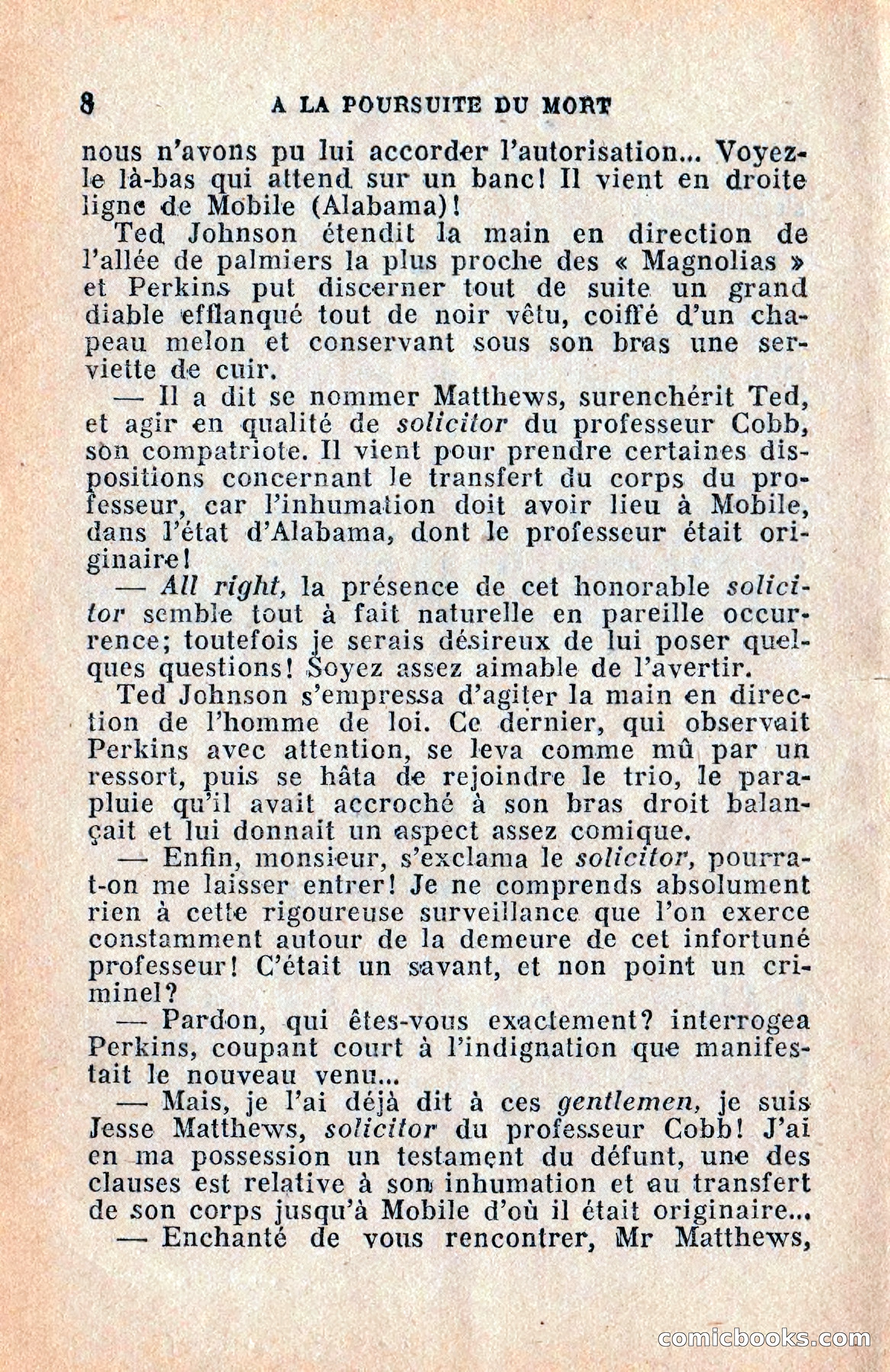 Le Petit Roman Policier Complet: À la Poursuite du Mort — page 10 of 36