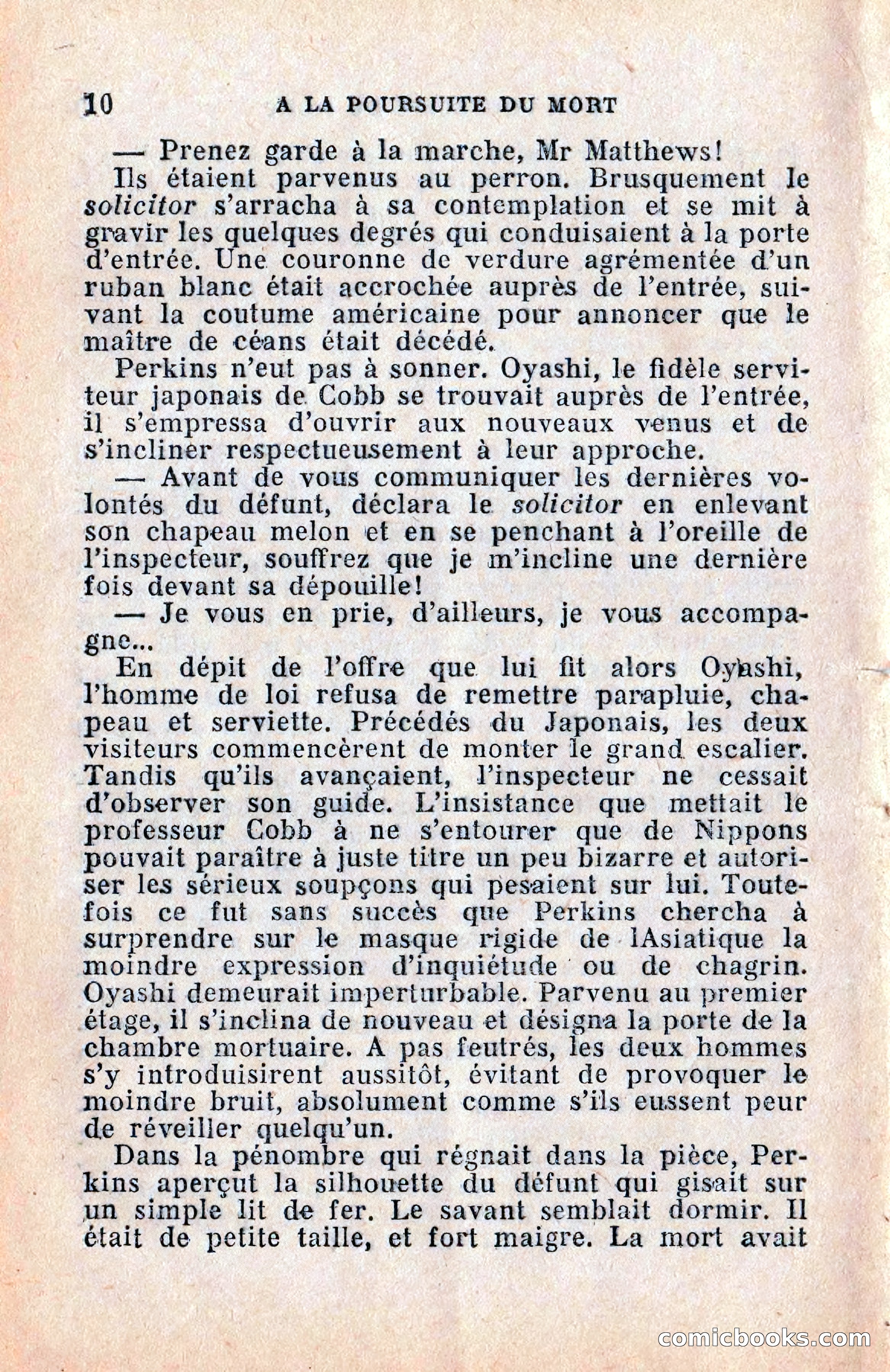 Le Petit Roman Policier Complet: À la Poursuite du Mort — page 12 of 36