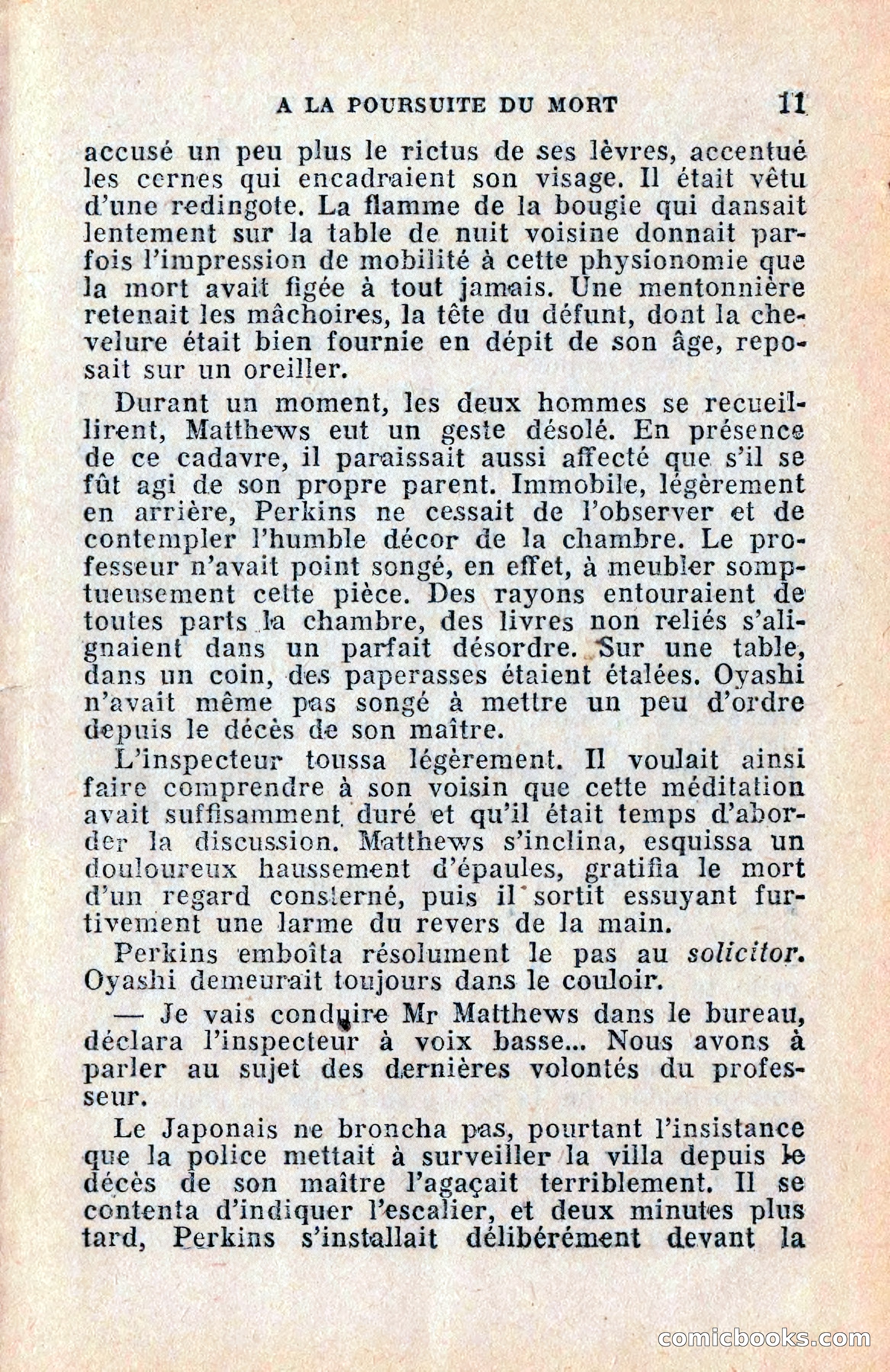 Le Petit Roman Policier Complet: À la Poursuite du Mort — page 13 of 36