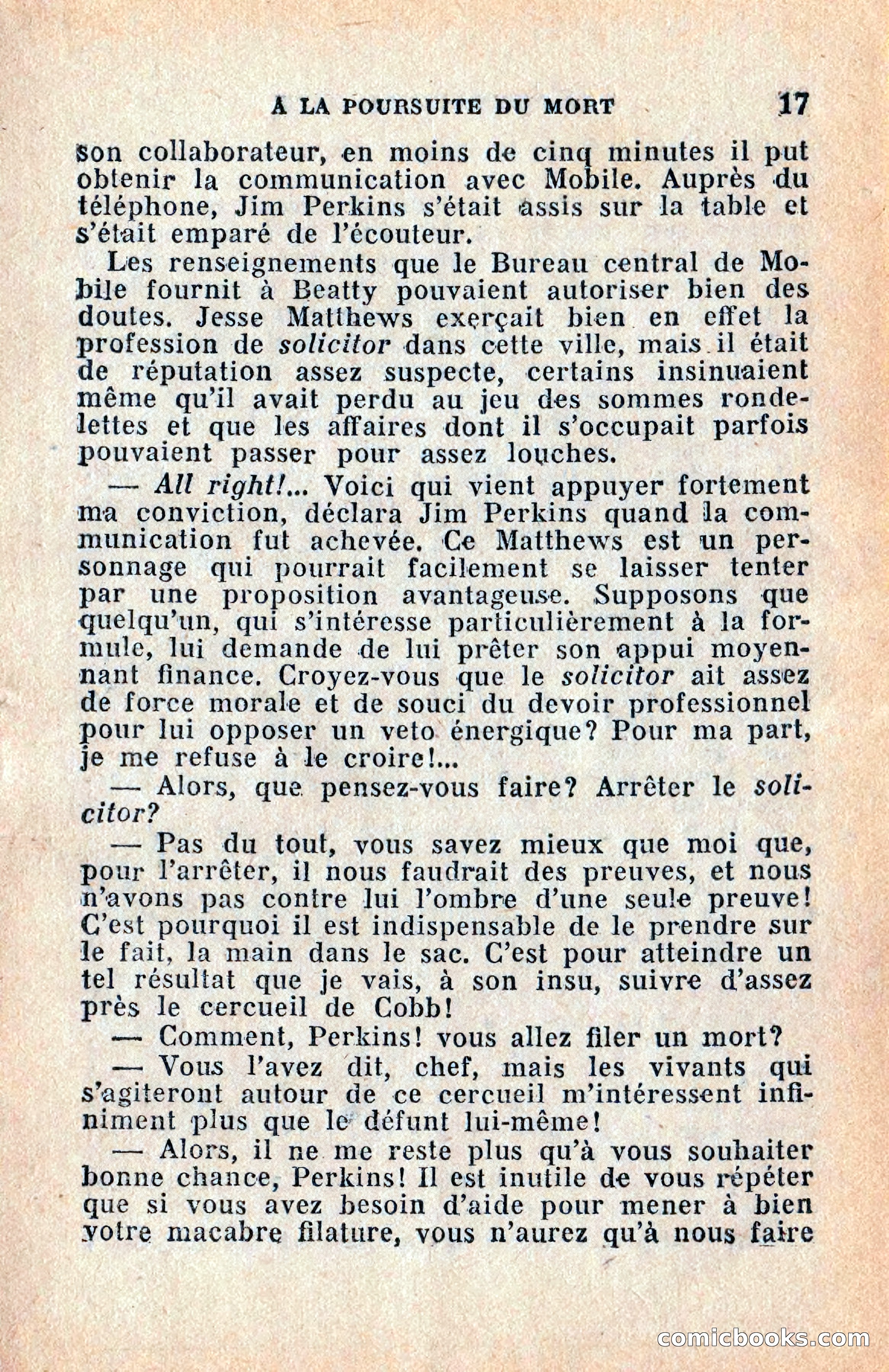 Le Petit Roman Policier Complet: À la Poursuite du Mort — page 19 of 36