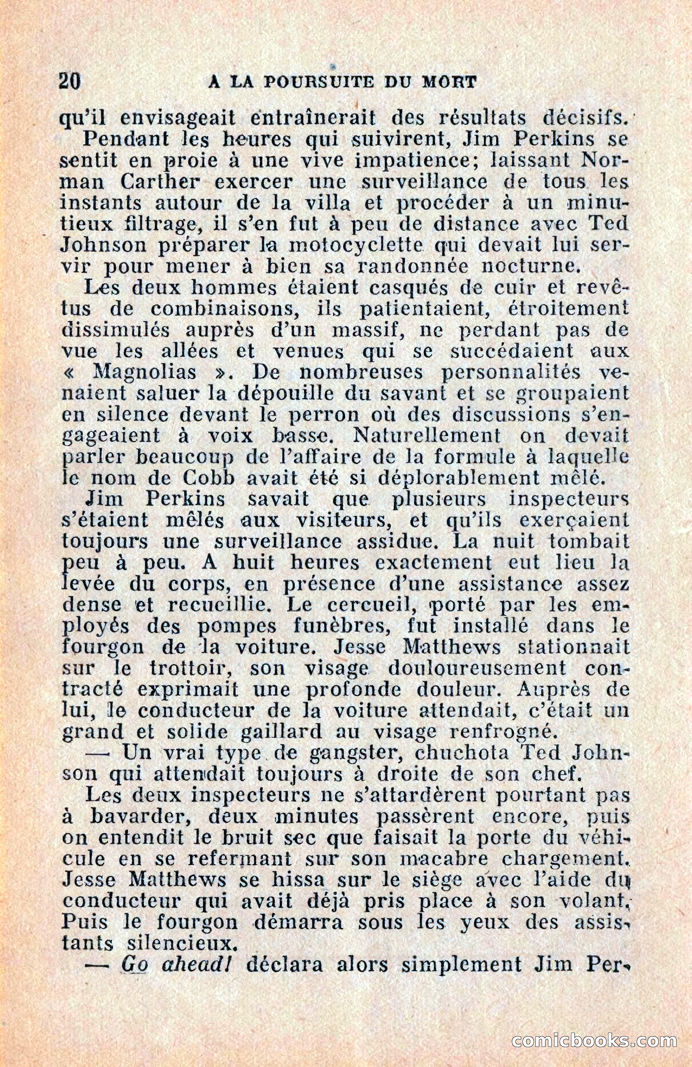Le Petit Roman Policier Complet: À la Poursuite du Mort — page 22 of 36