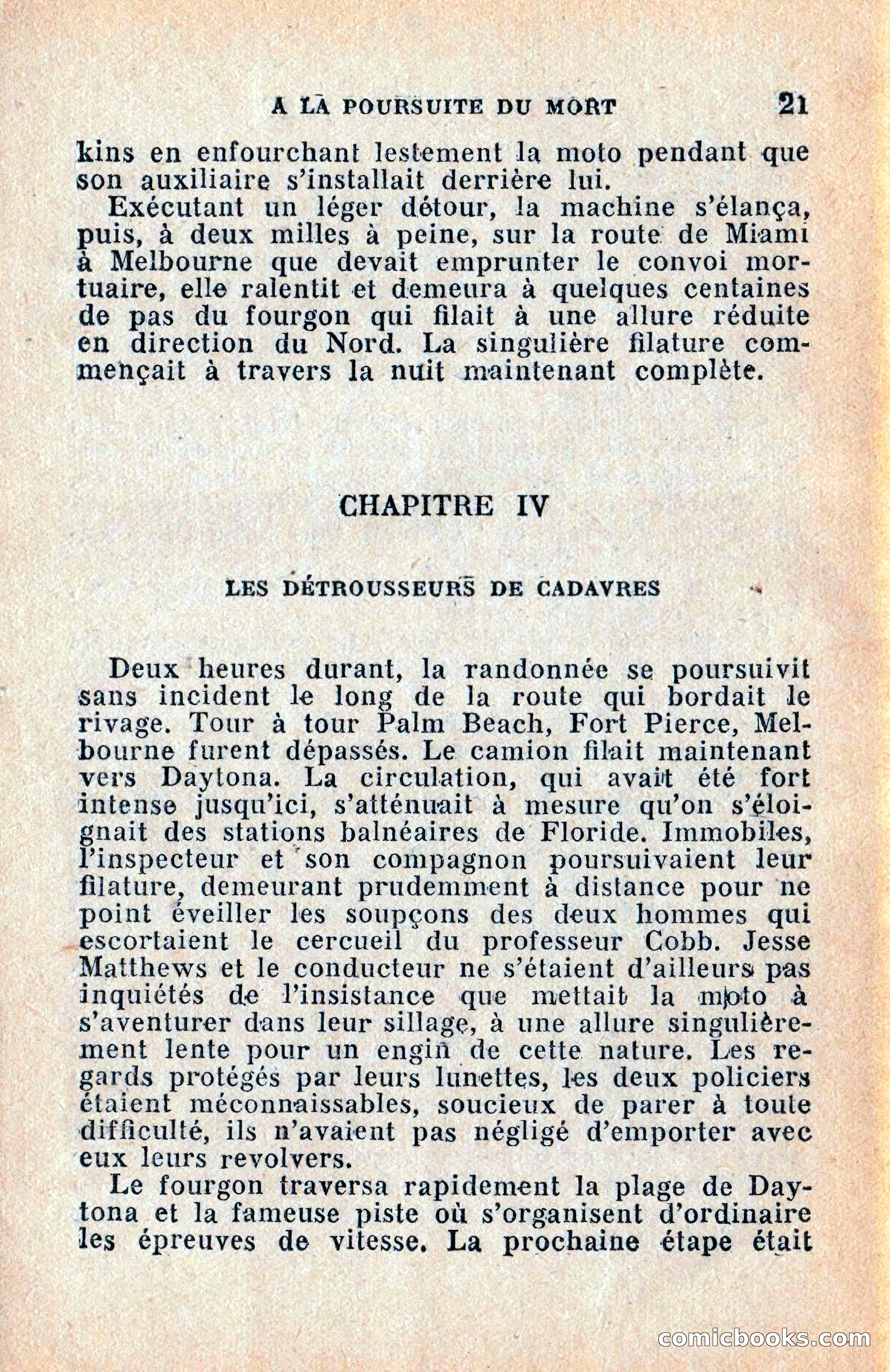 Le Petit Roman Policier Complet: À la Poursuite du Mort — page 23 of 36