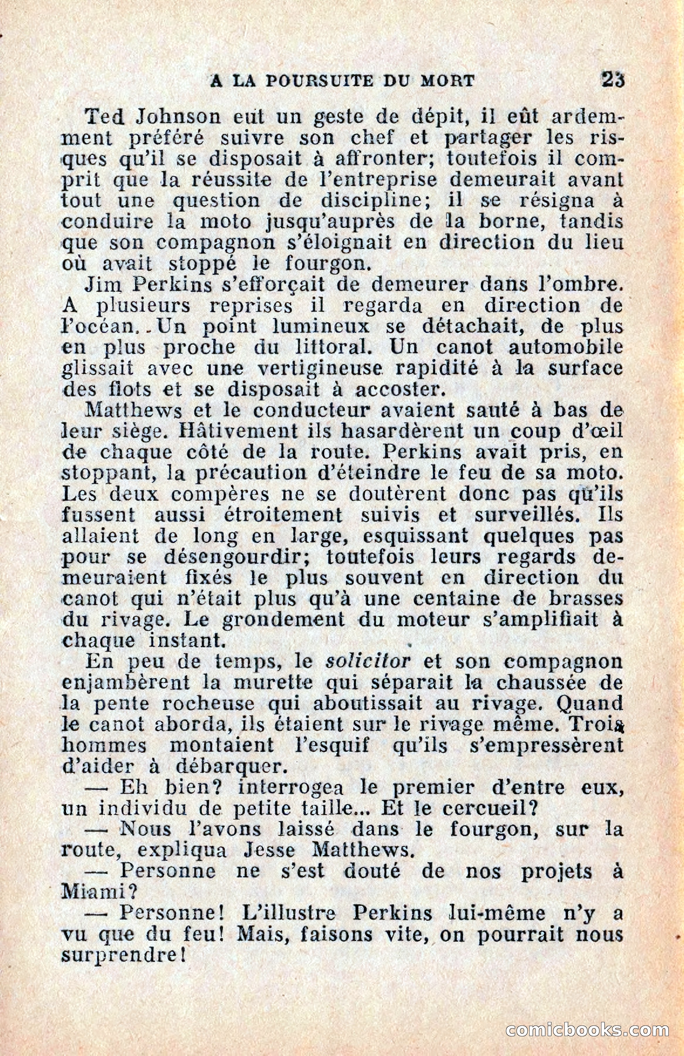 Le Petit Roman Policier Complet: À la Poursuite du Mort — page 25 of 36