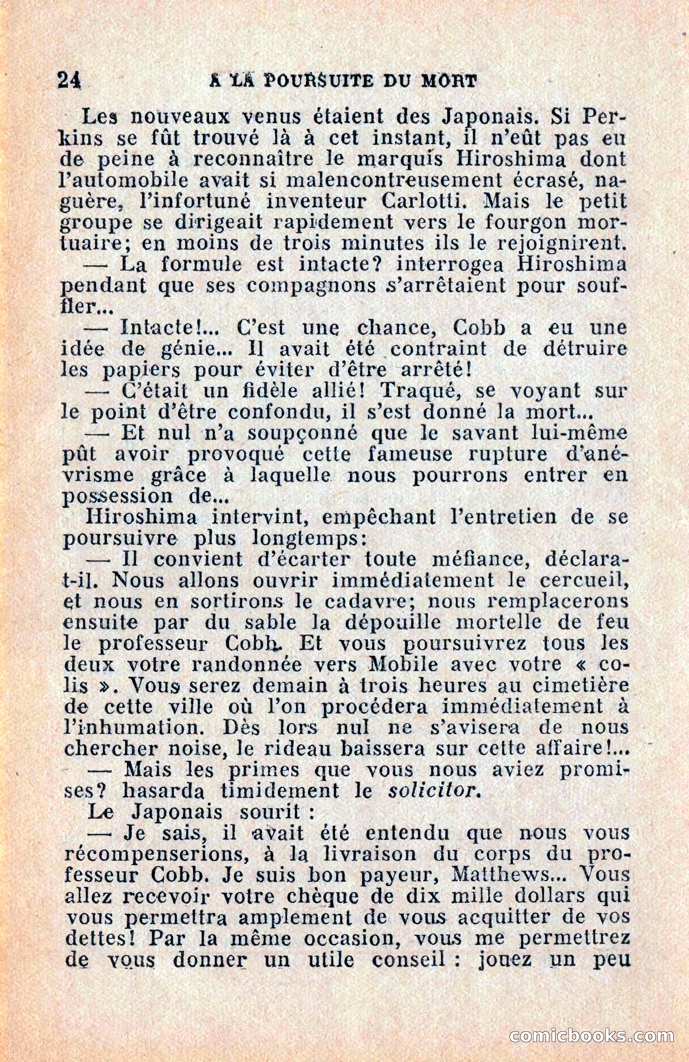 Le Petit Roman Policier Complet: À la Poursuite du Mort — page 26 of 36