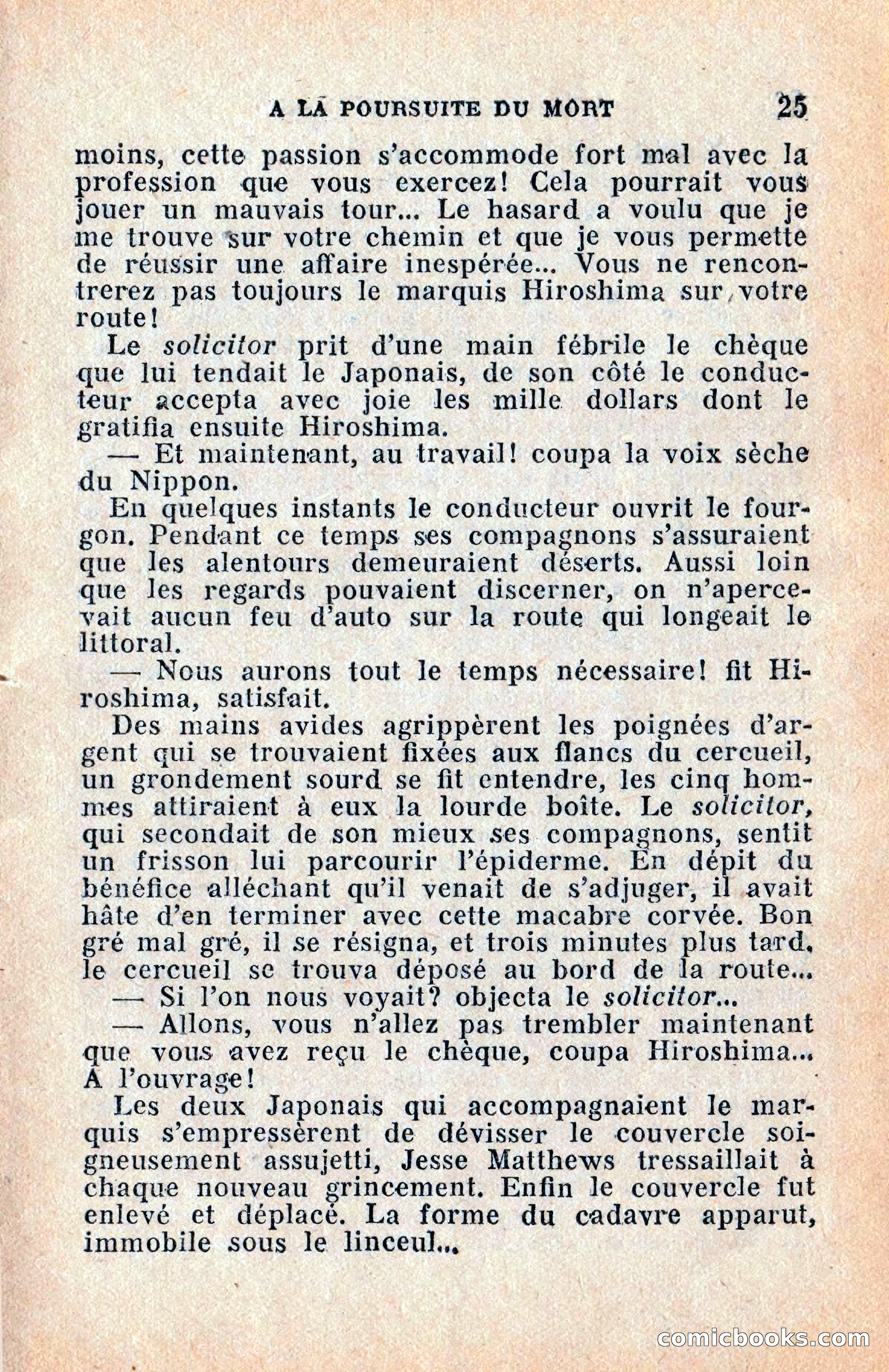 Le Petit Roman Policier Complet: À la Poursuite du Mort — page 27 of 36