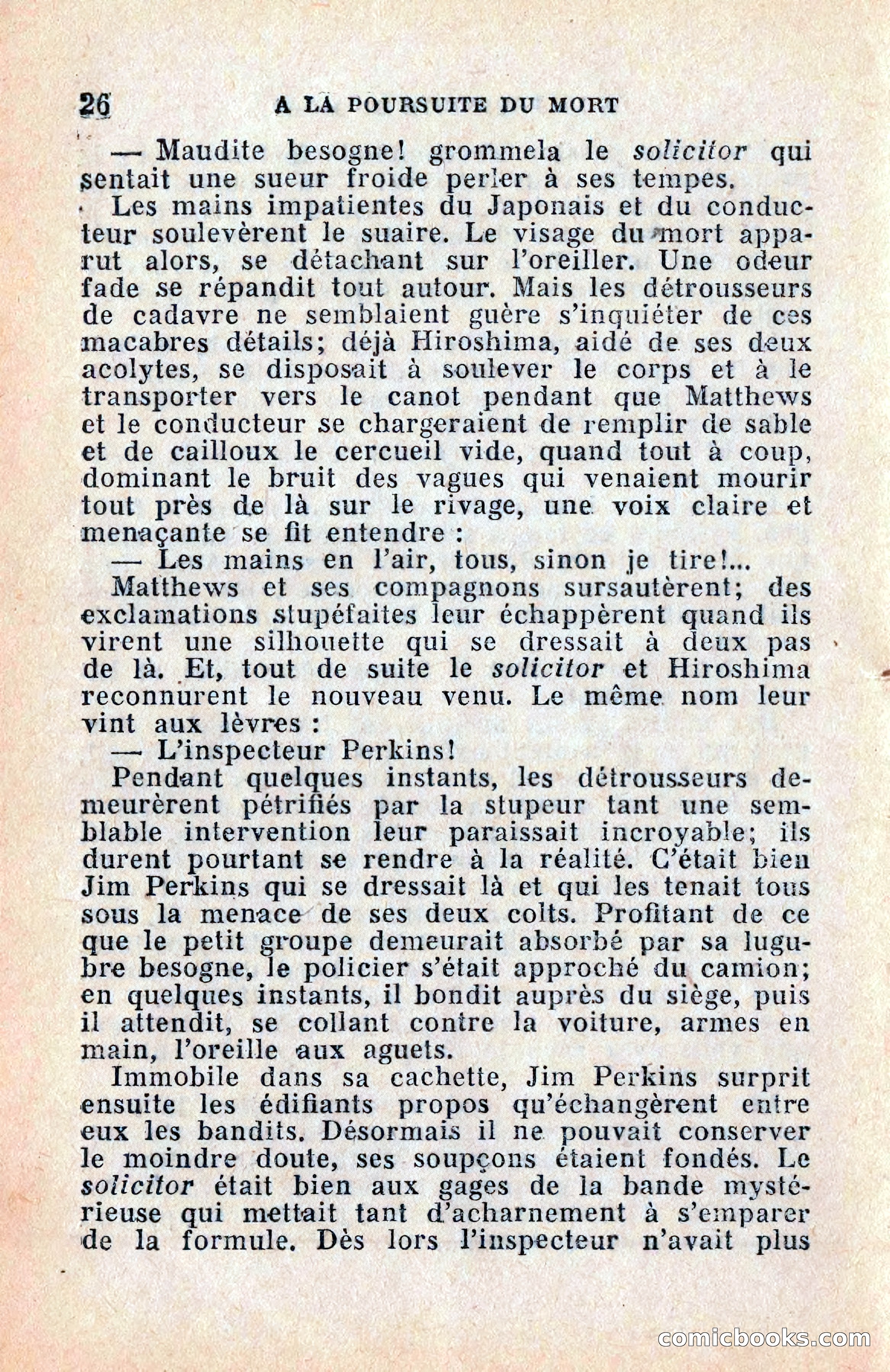 Le Petit Roman Policier Complet: À la Poursuite du Mort — page 28 of 36