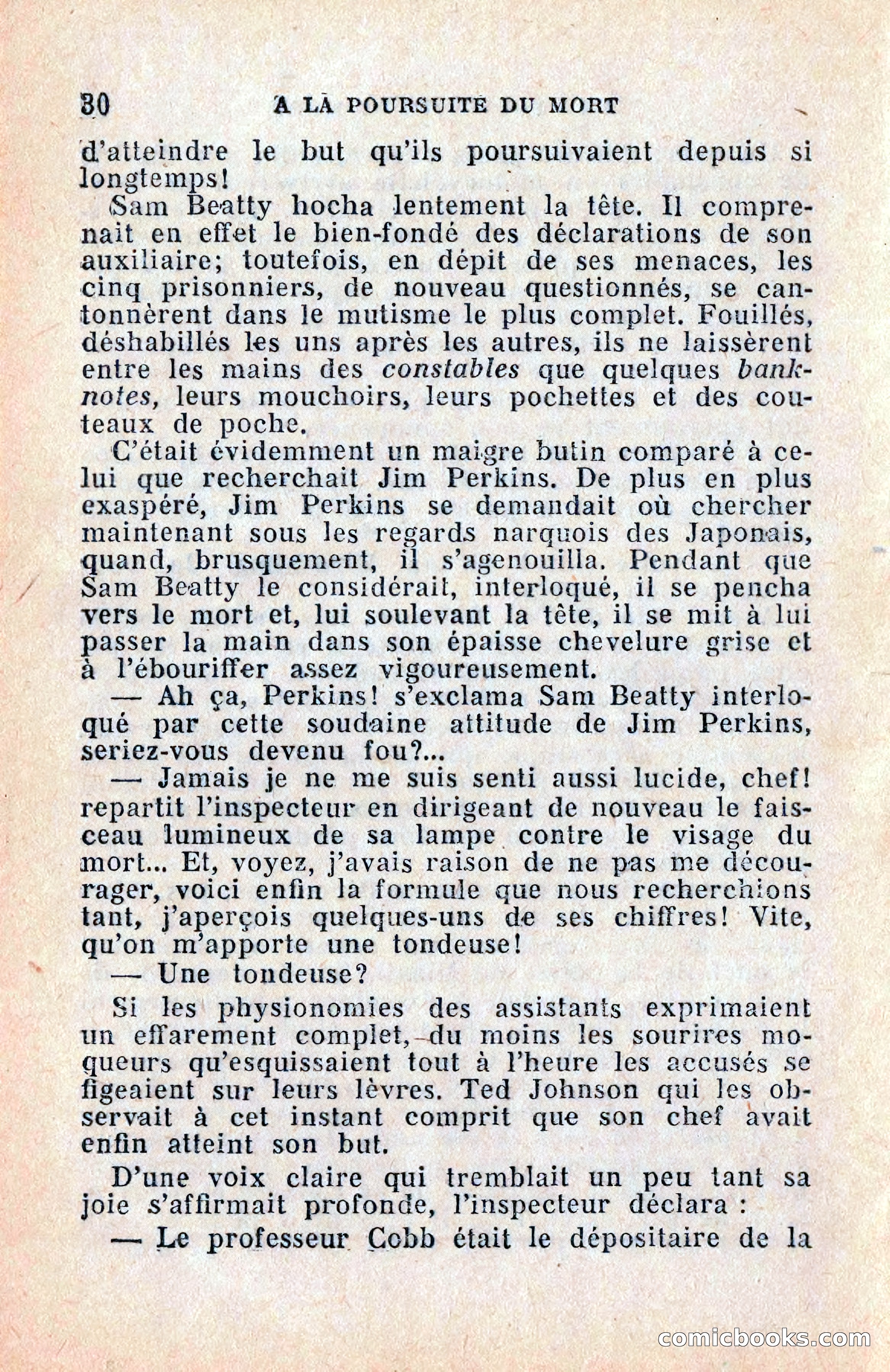 Le Petit Roman Policier Complet: À la Poursuite du Mort — page 32 of 36