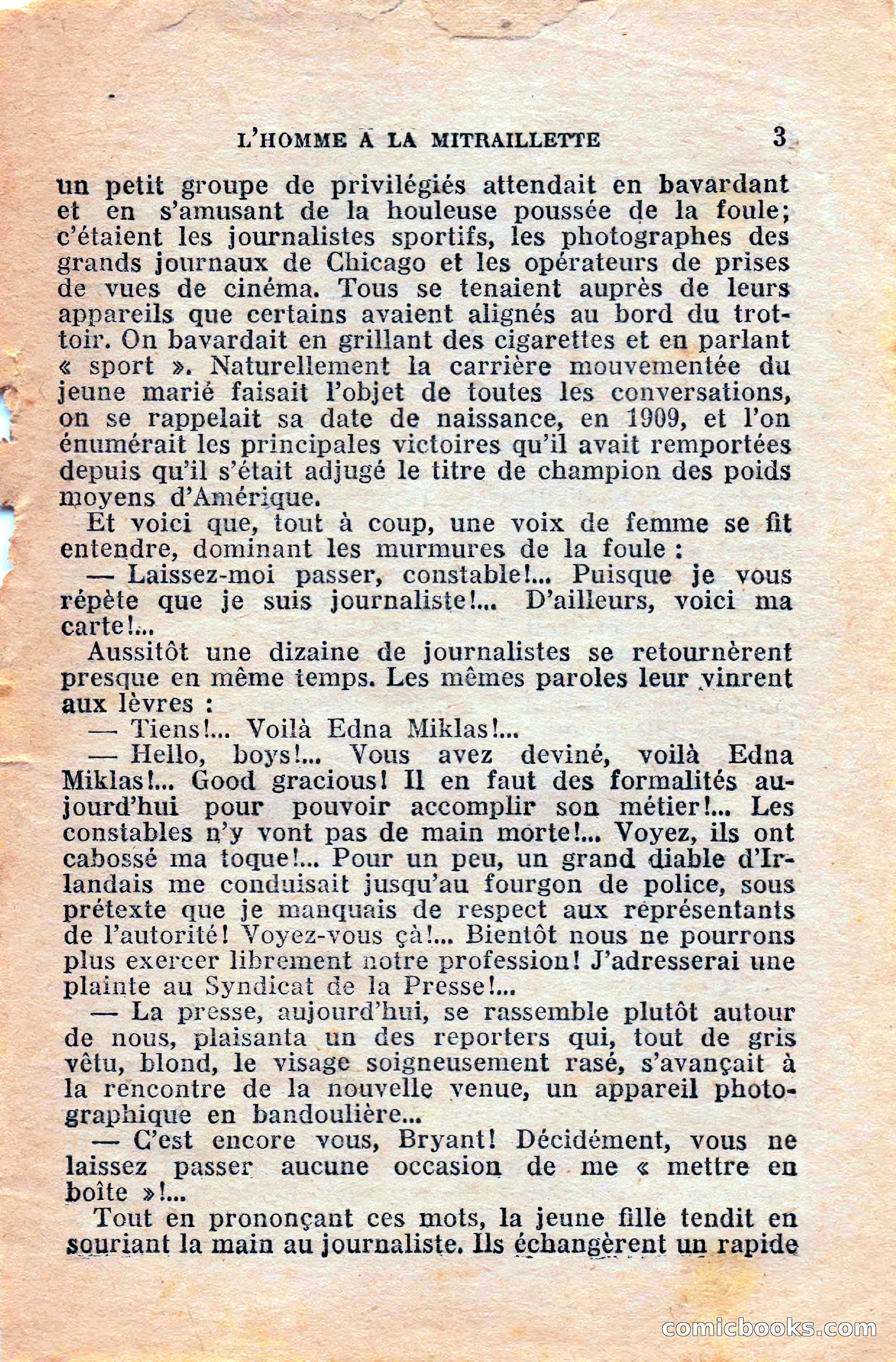 L'Homme à la Mitraillette — page 5 of 68