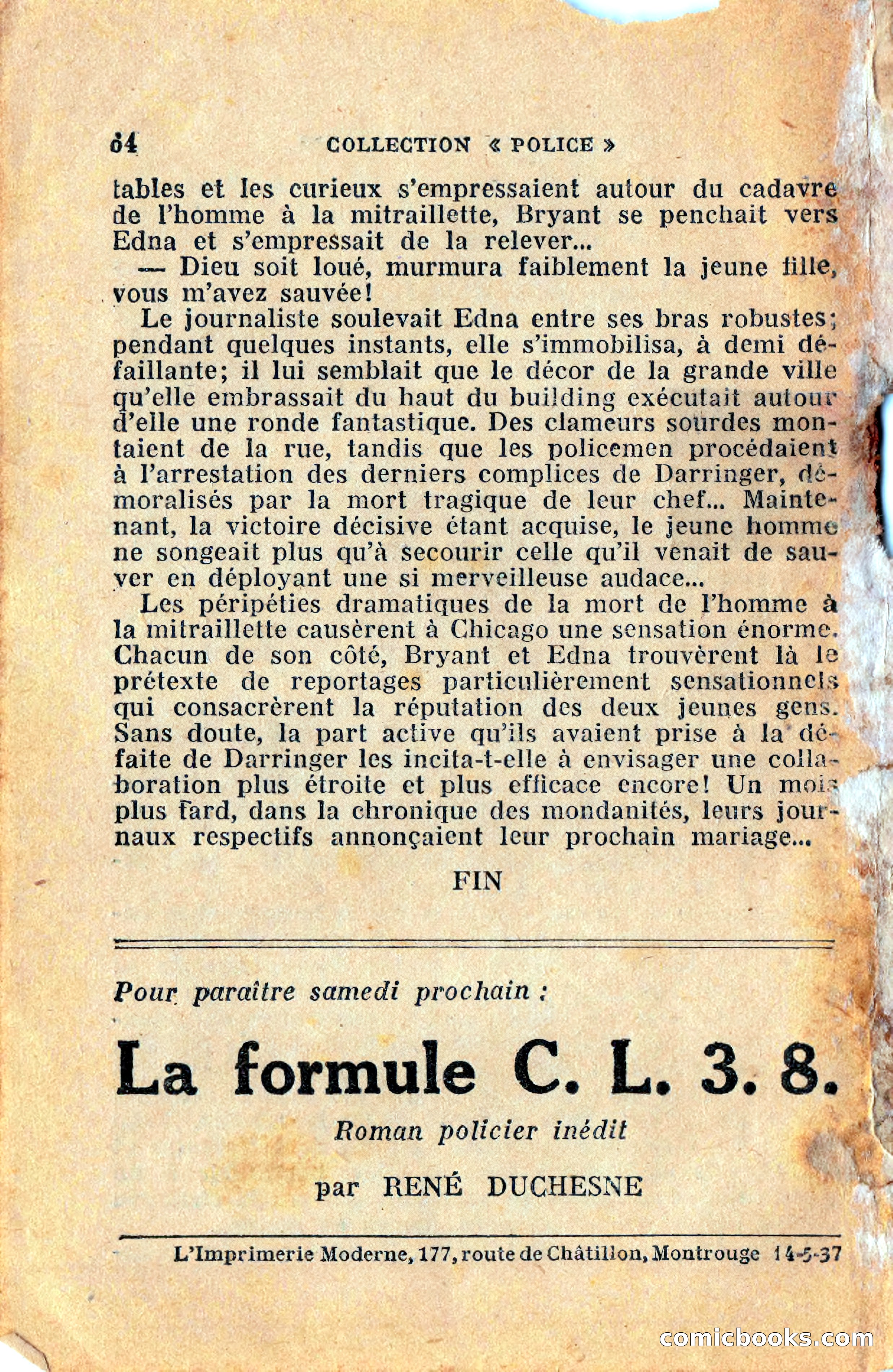 L'Homme à la Mitraillette — page 66 of 68