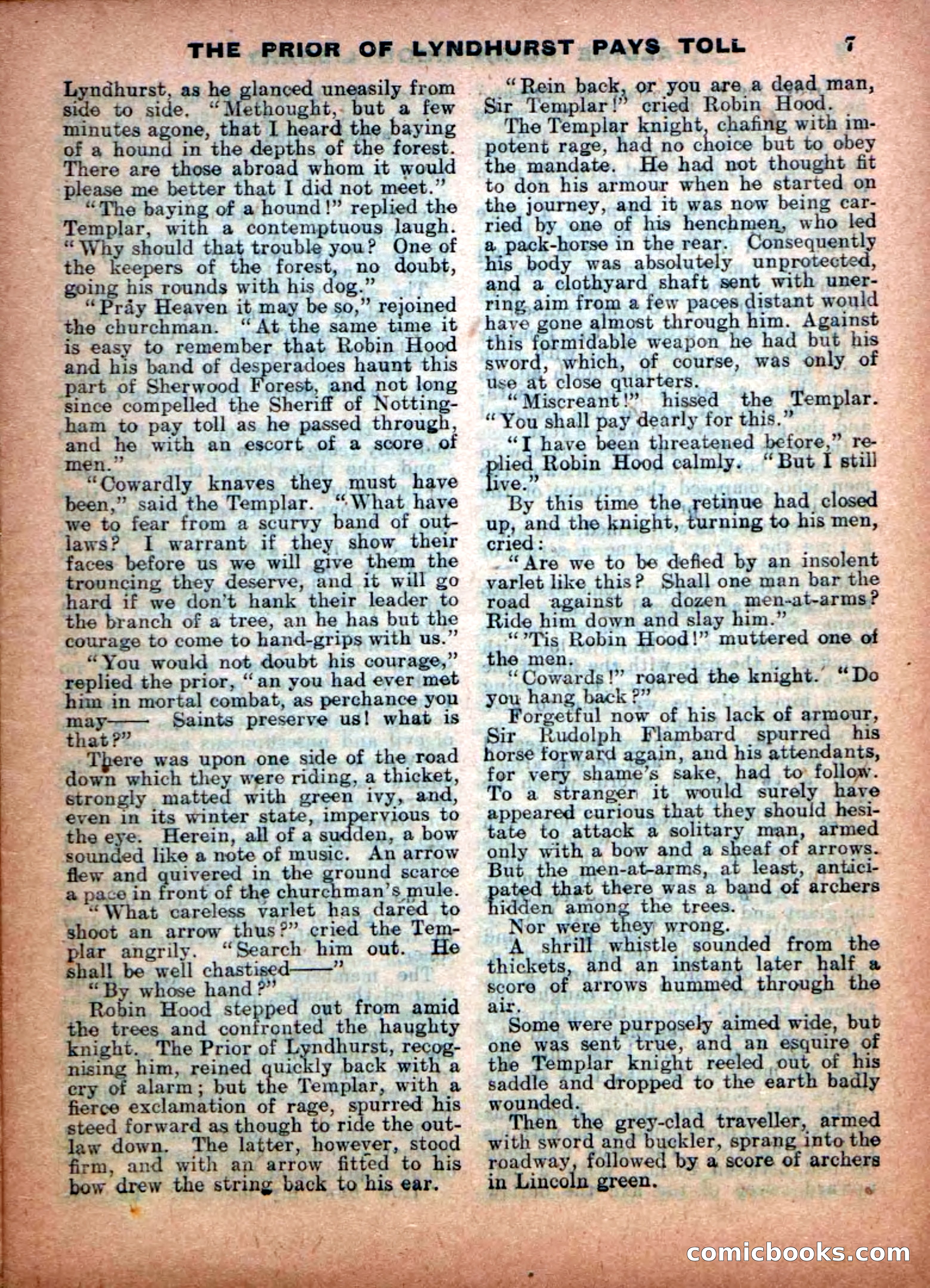 The Great Fight in Sherwood Forest — page 9 of 34