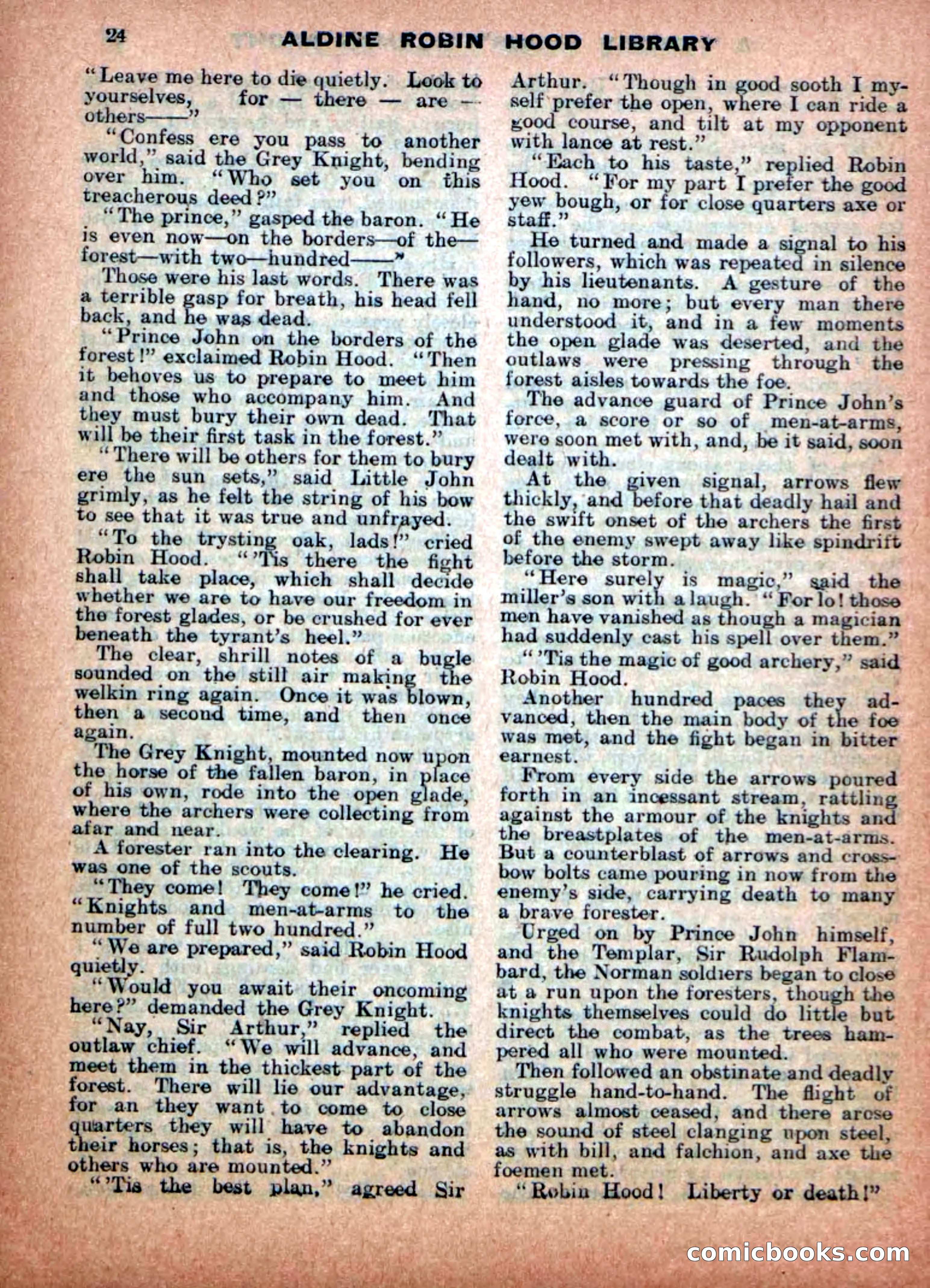 The Great Fight in Sherwood Forest — page 26 of 34