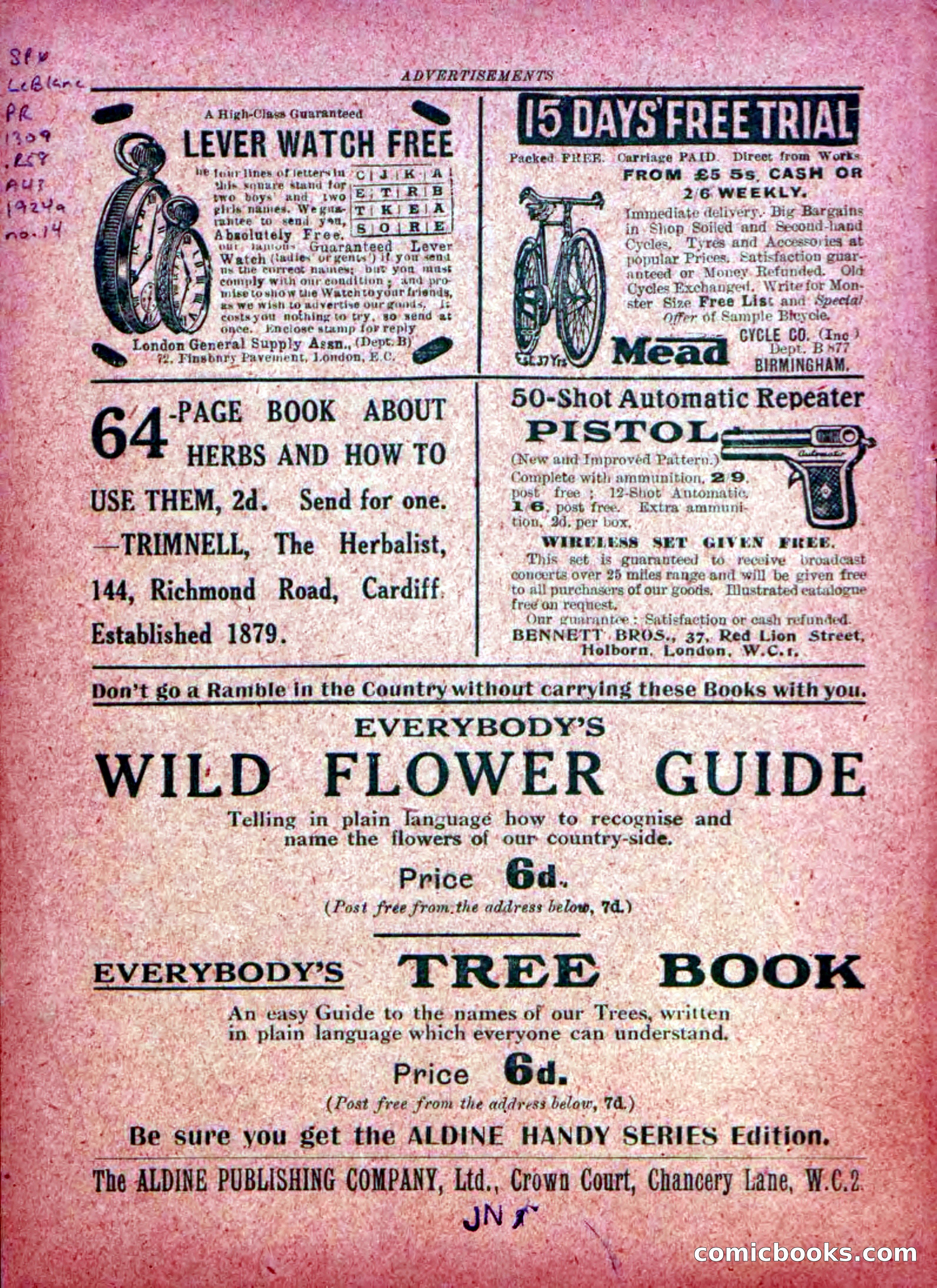 Aldine Robin Hood Library No. 14 — page 2 of 34