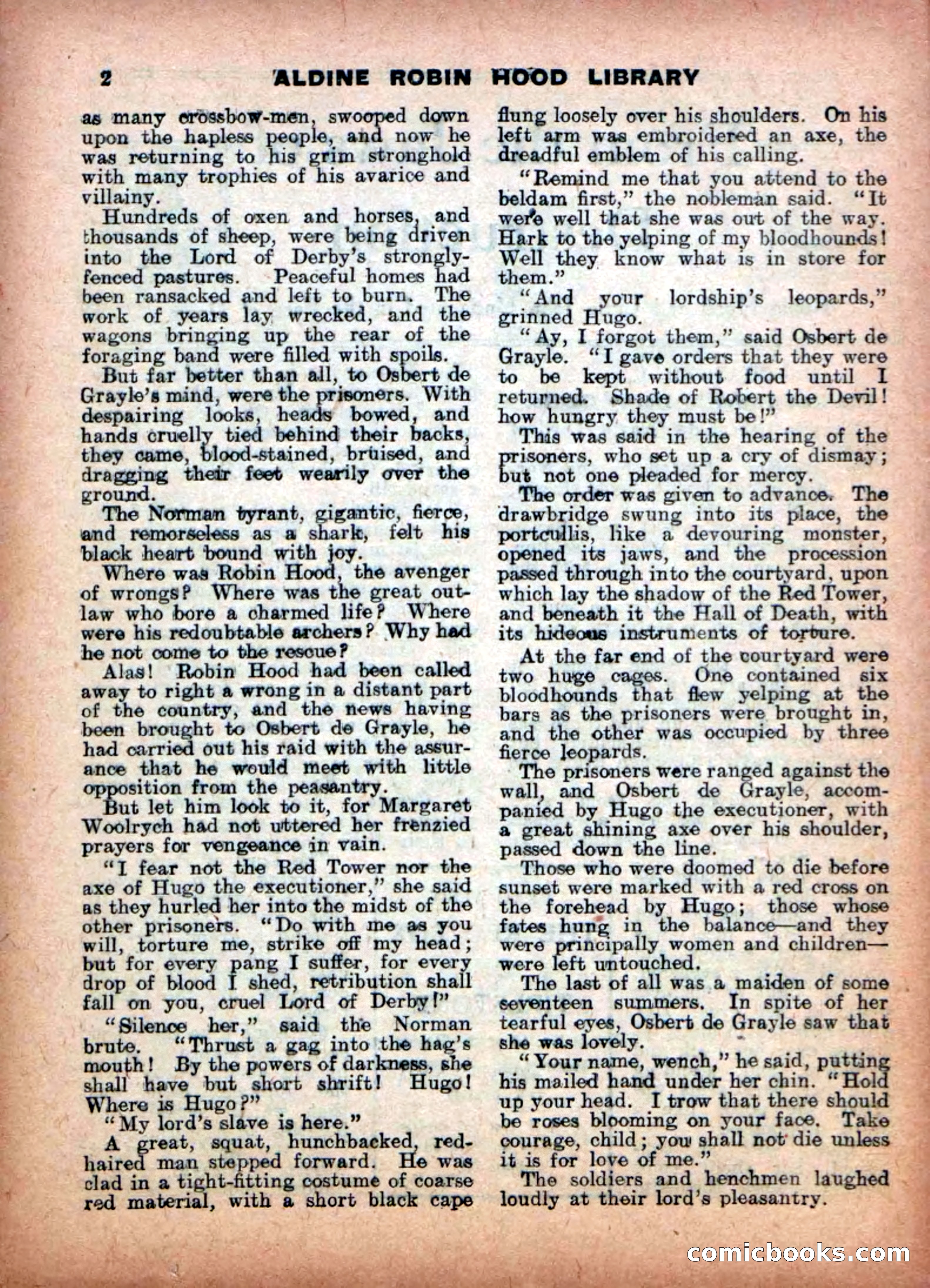 Aldine Robin Hood Library No. 14 — page 4 of 34