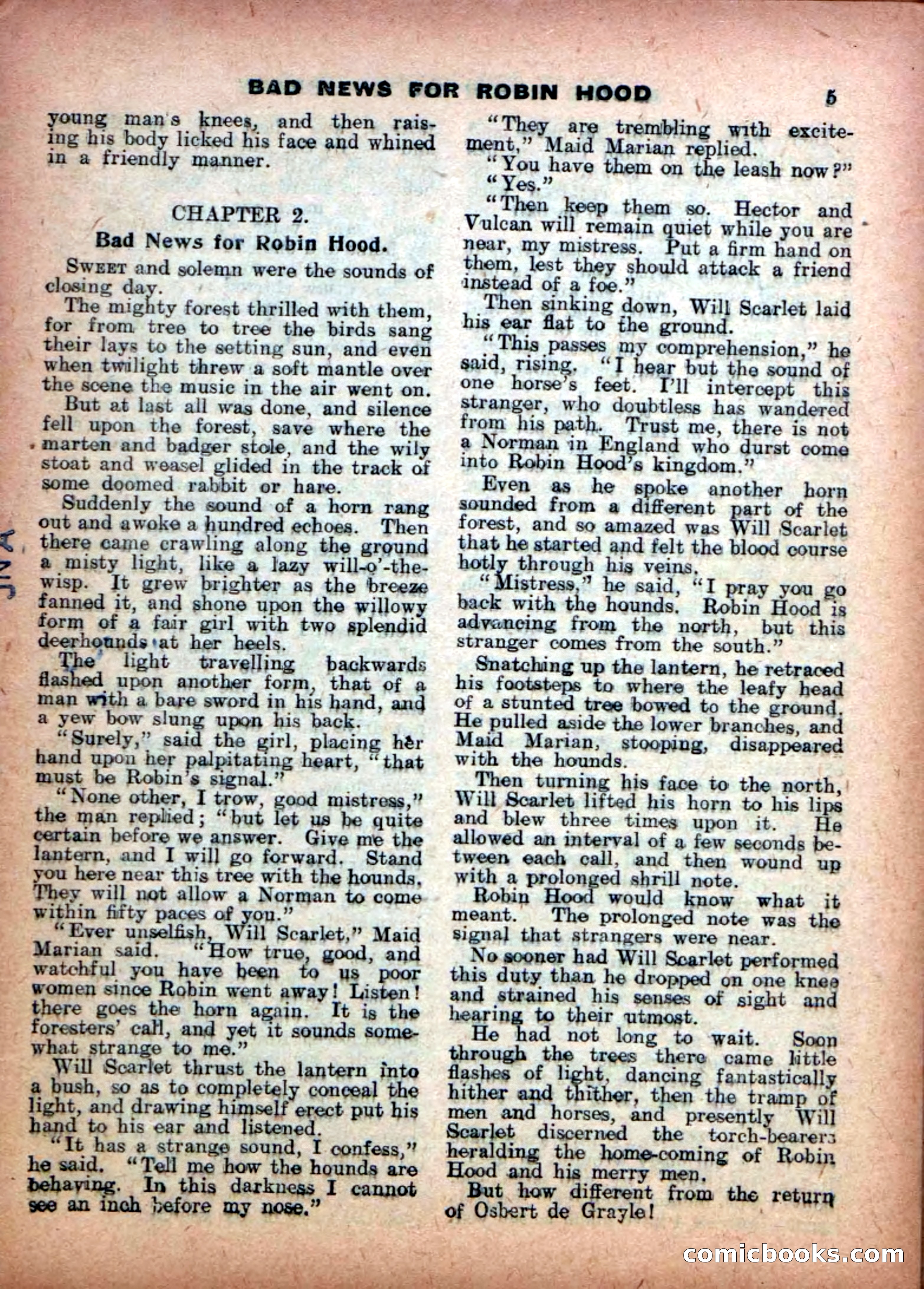 Aldine Robin Hood Library No. 14 — page 7 of 34
