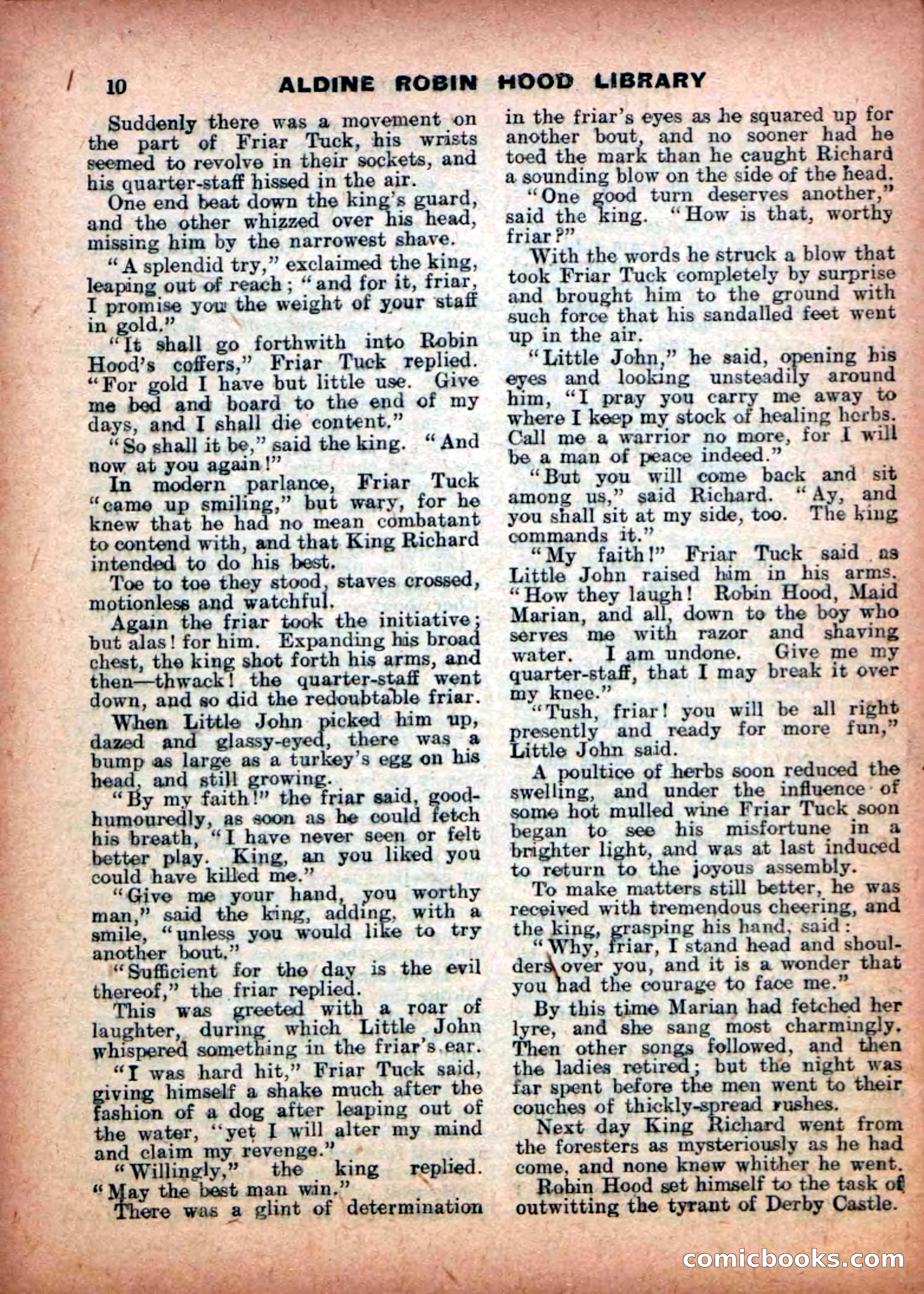 Aldine Robin Hood Library No. 14 — page 12 of 34