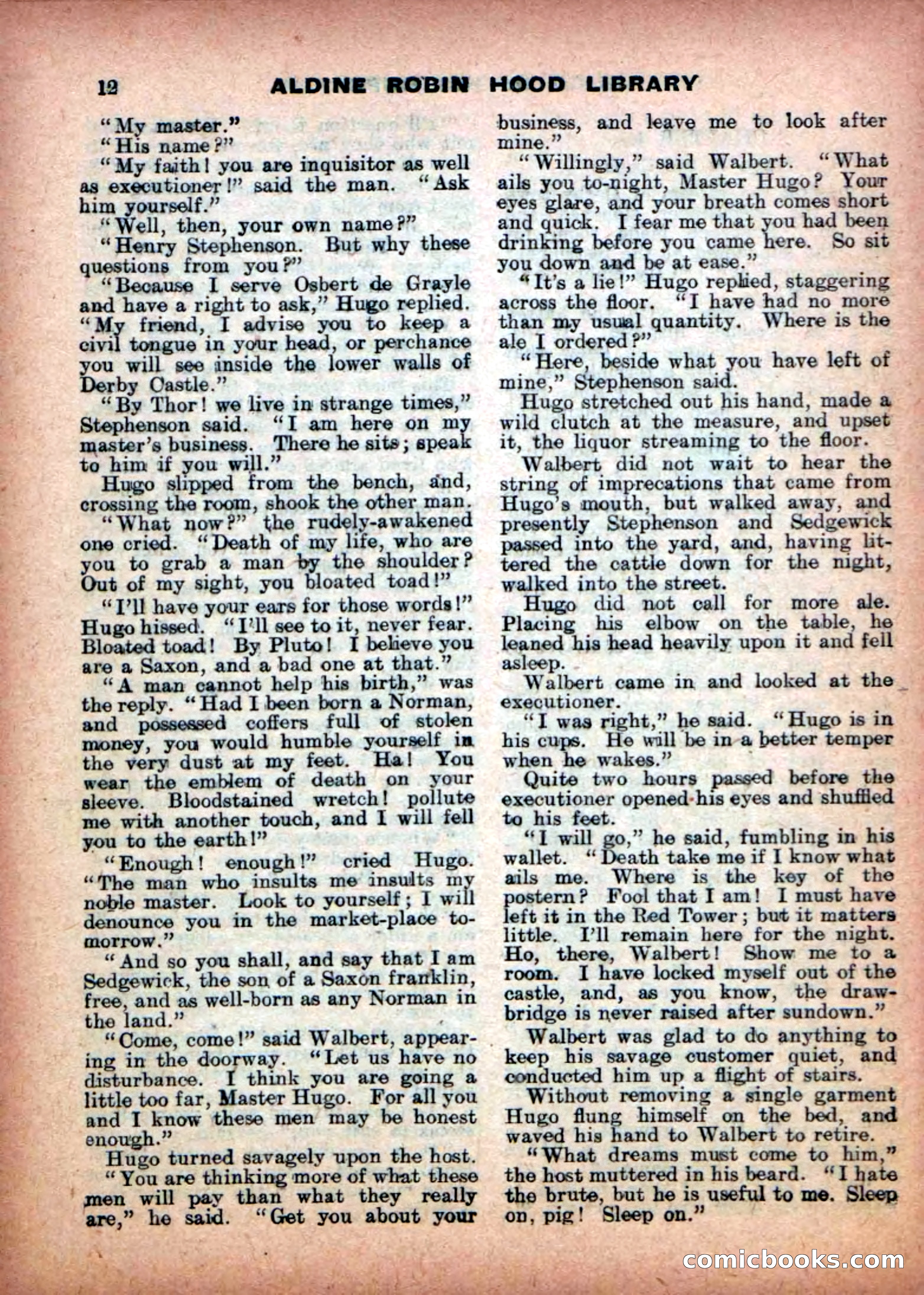 Aldine Robin Hood Library No. 14 — page 14 of 34