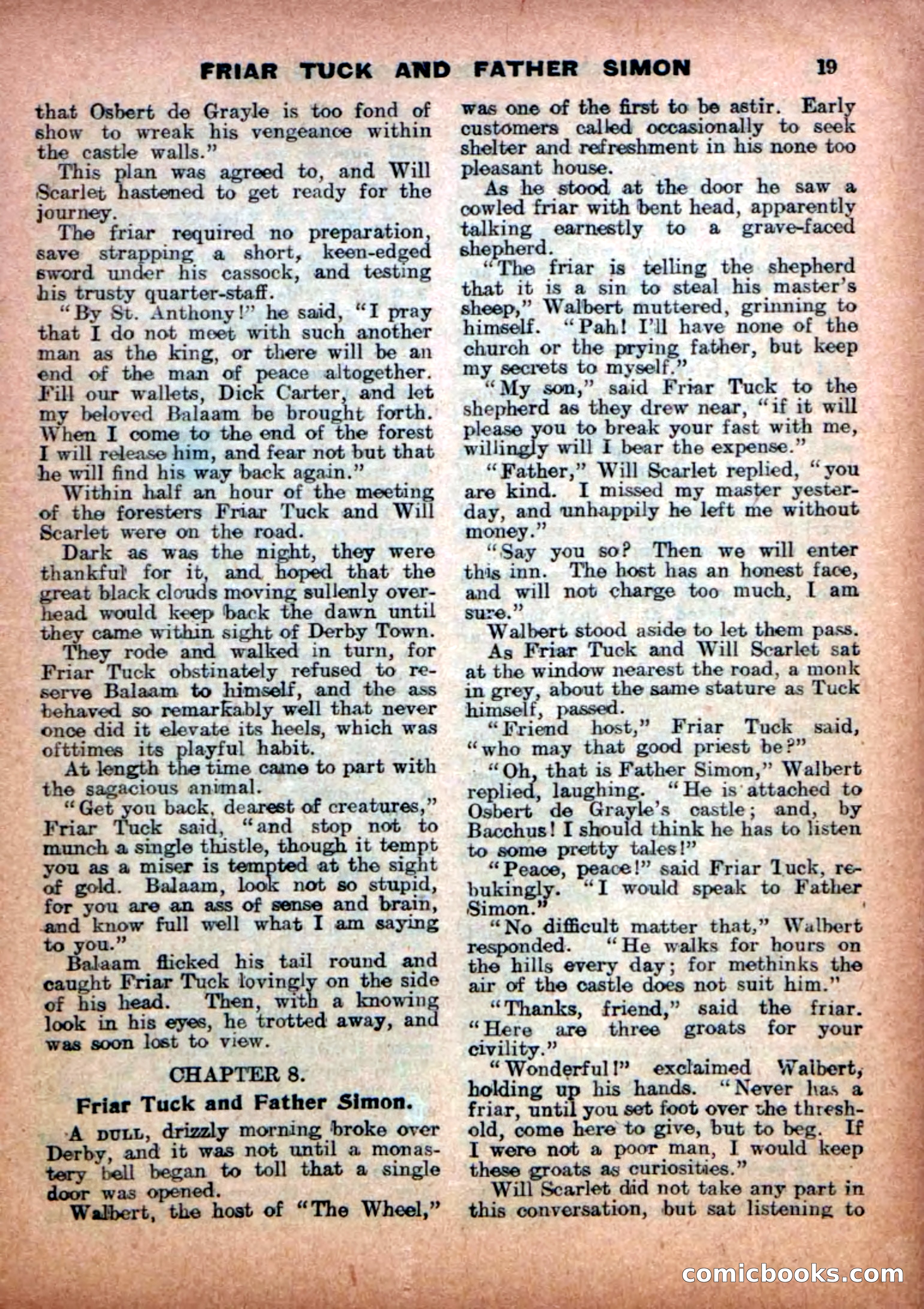 Aldine Robin Hood Library No. 14 — page 19 of 34