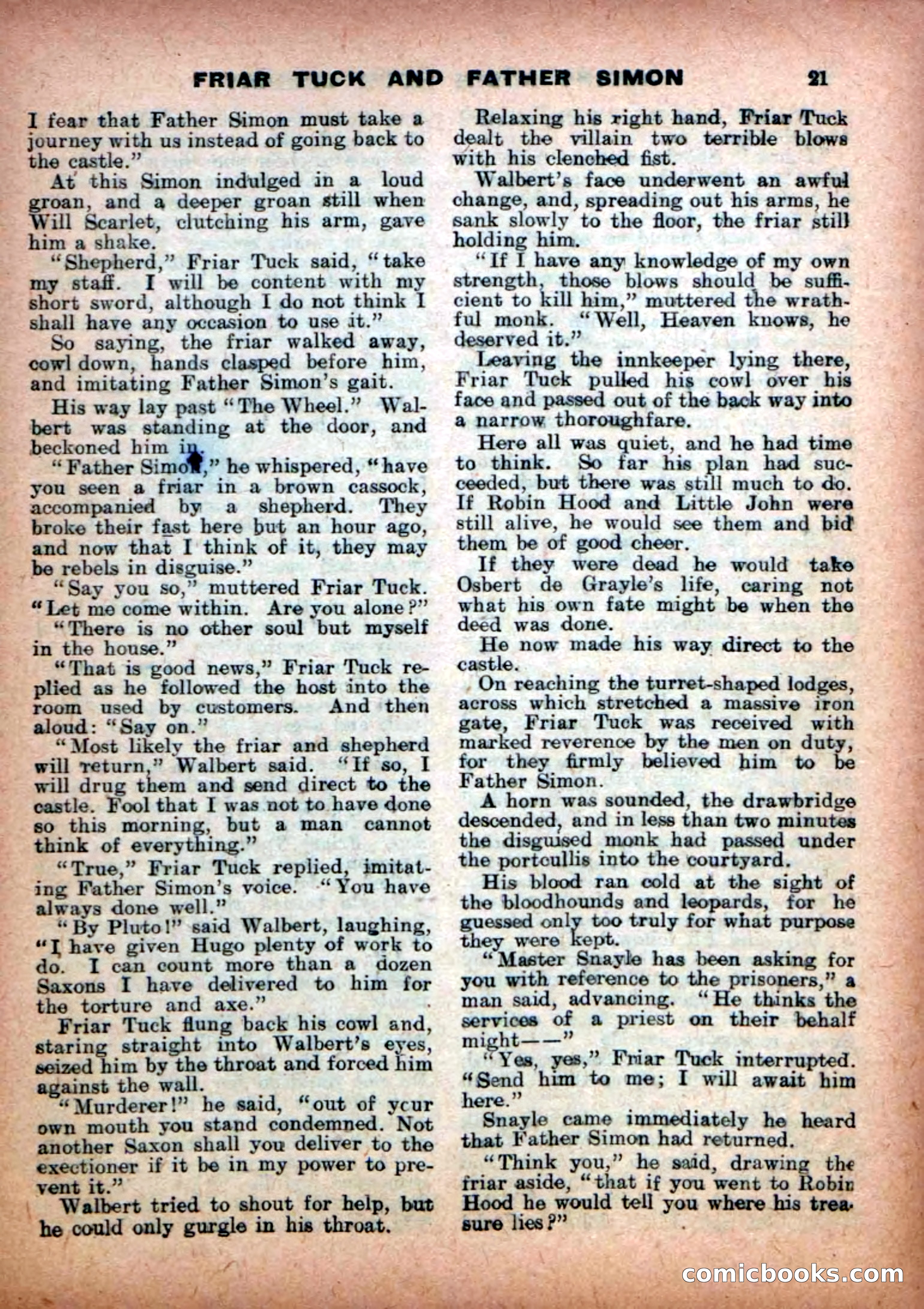 Aldine Robin Hood Library No. 14 — page 21 of 34