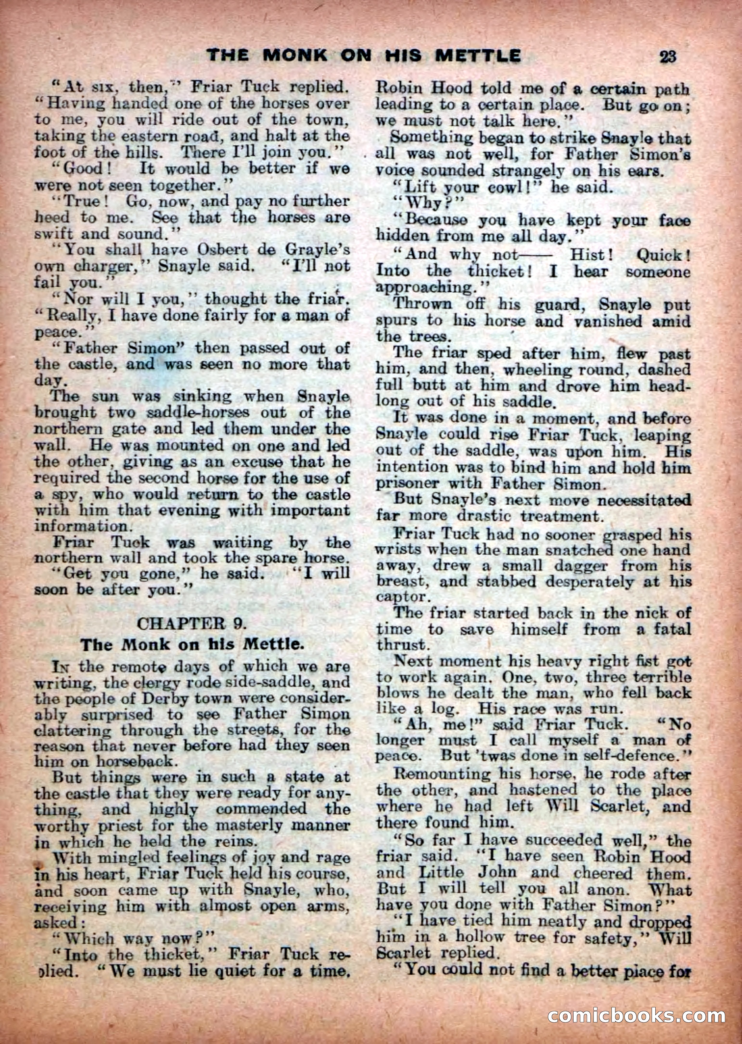 Aldine Robin Hood Library No. 14 — page 23 of 34