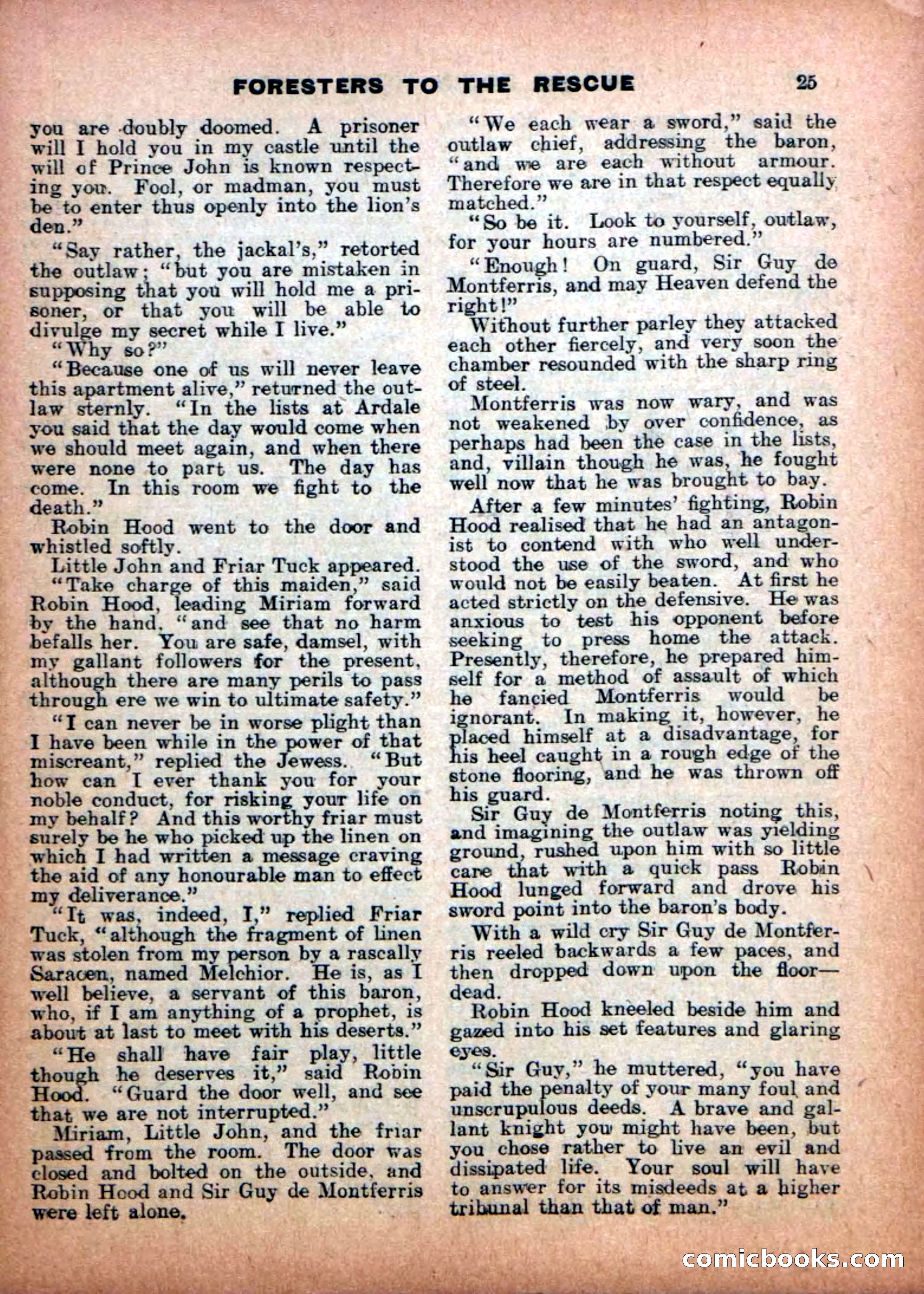 Robin Hood Library No. 15 — page 27 of 34